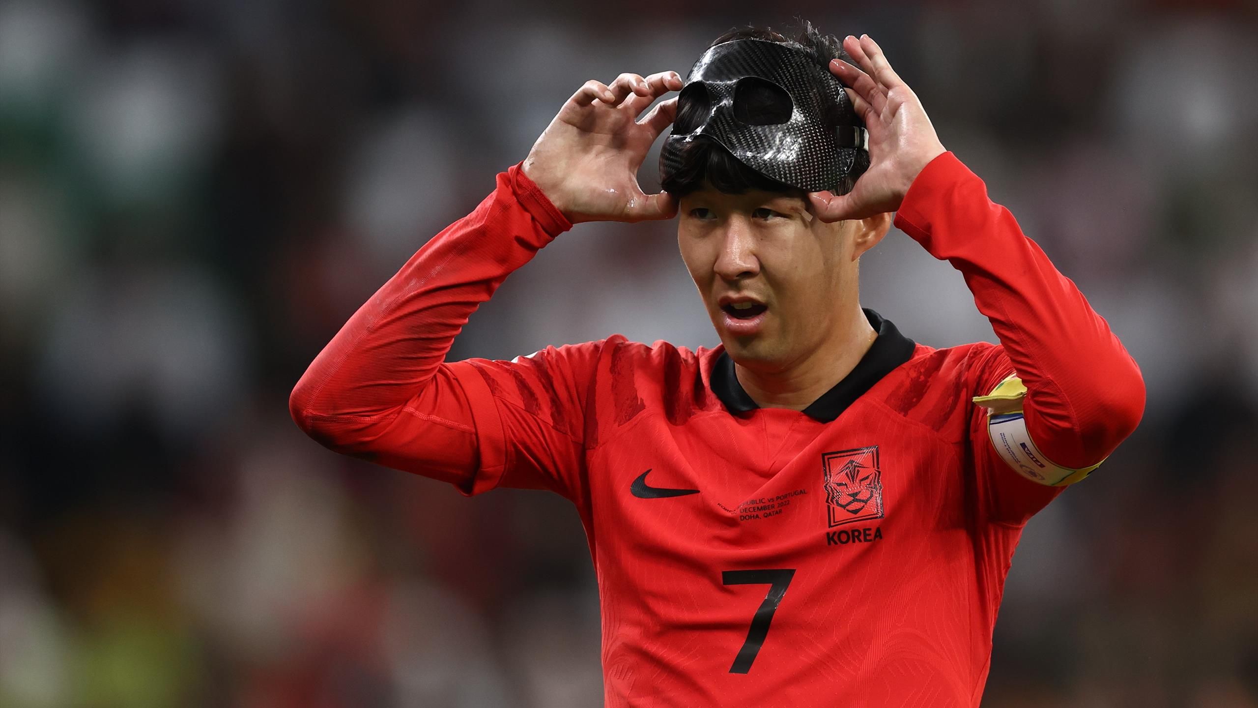 Why Is South Korea s Son Heung min Wearing A Mask At The 2022 World Cup