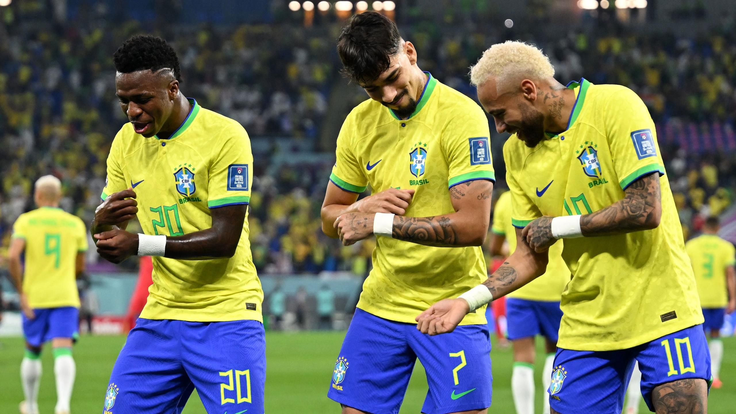 Brazils dancing upsets the Celebration Police during World Cup mauling of South Korea - The Warm-Up
