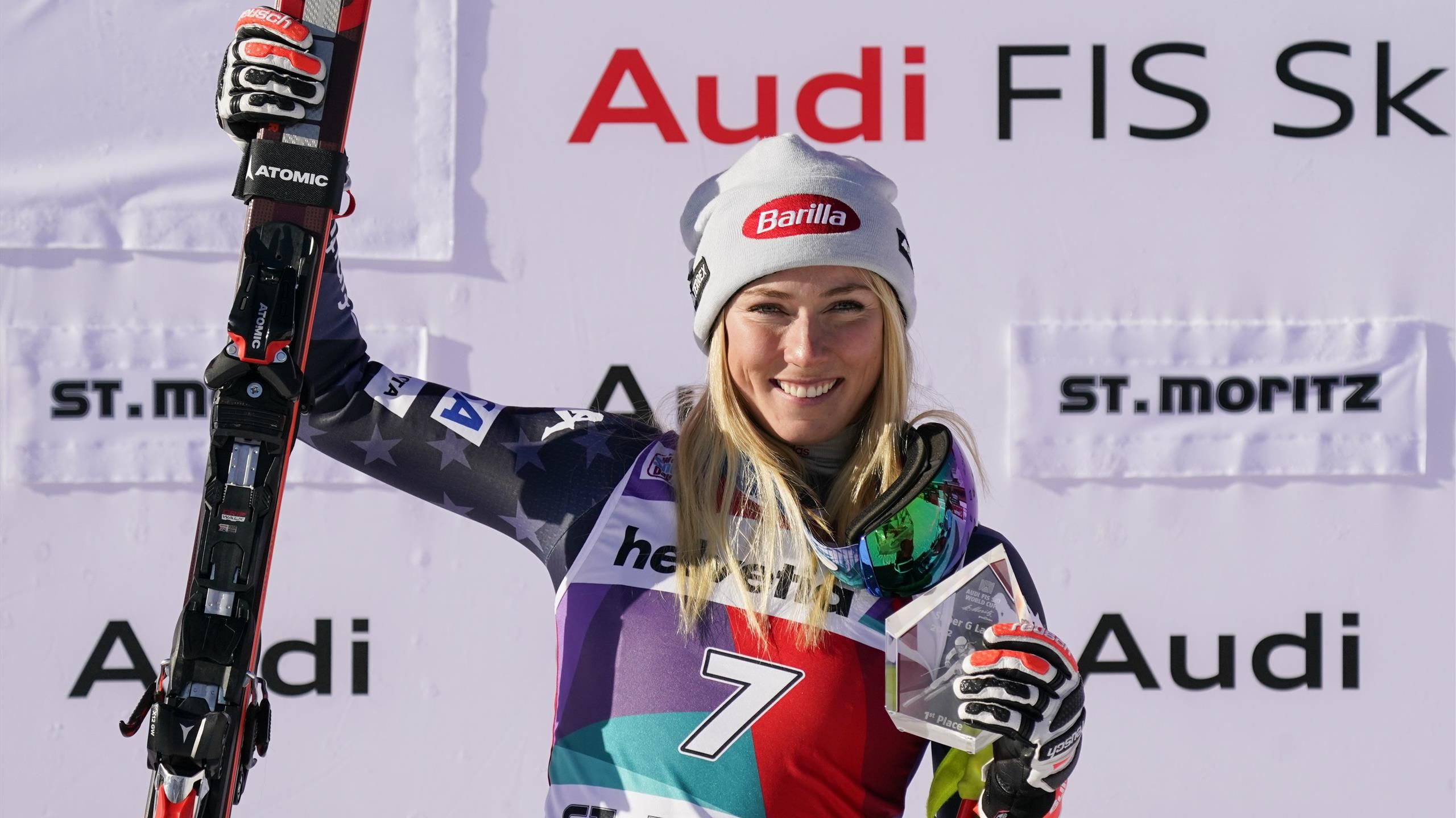 American Olympian Mikaela Shiffrin collects 77th World Cup win with St ...