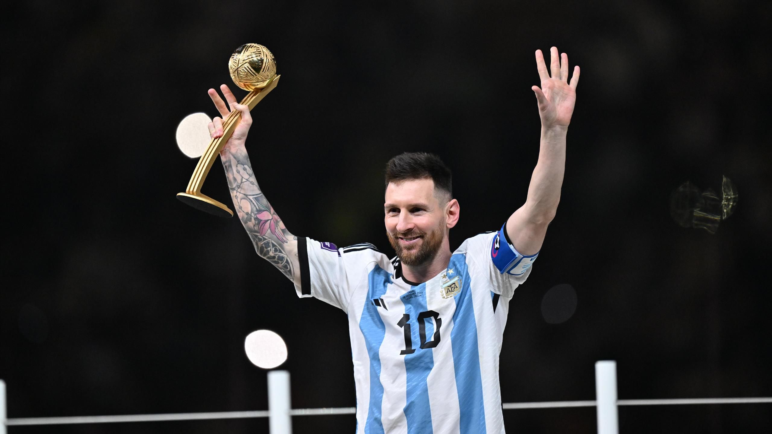 Argentina wins FIFA World Cup 2022, Lionel Messi caps tournament with  Golden Ball