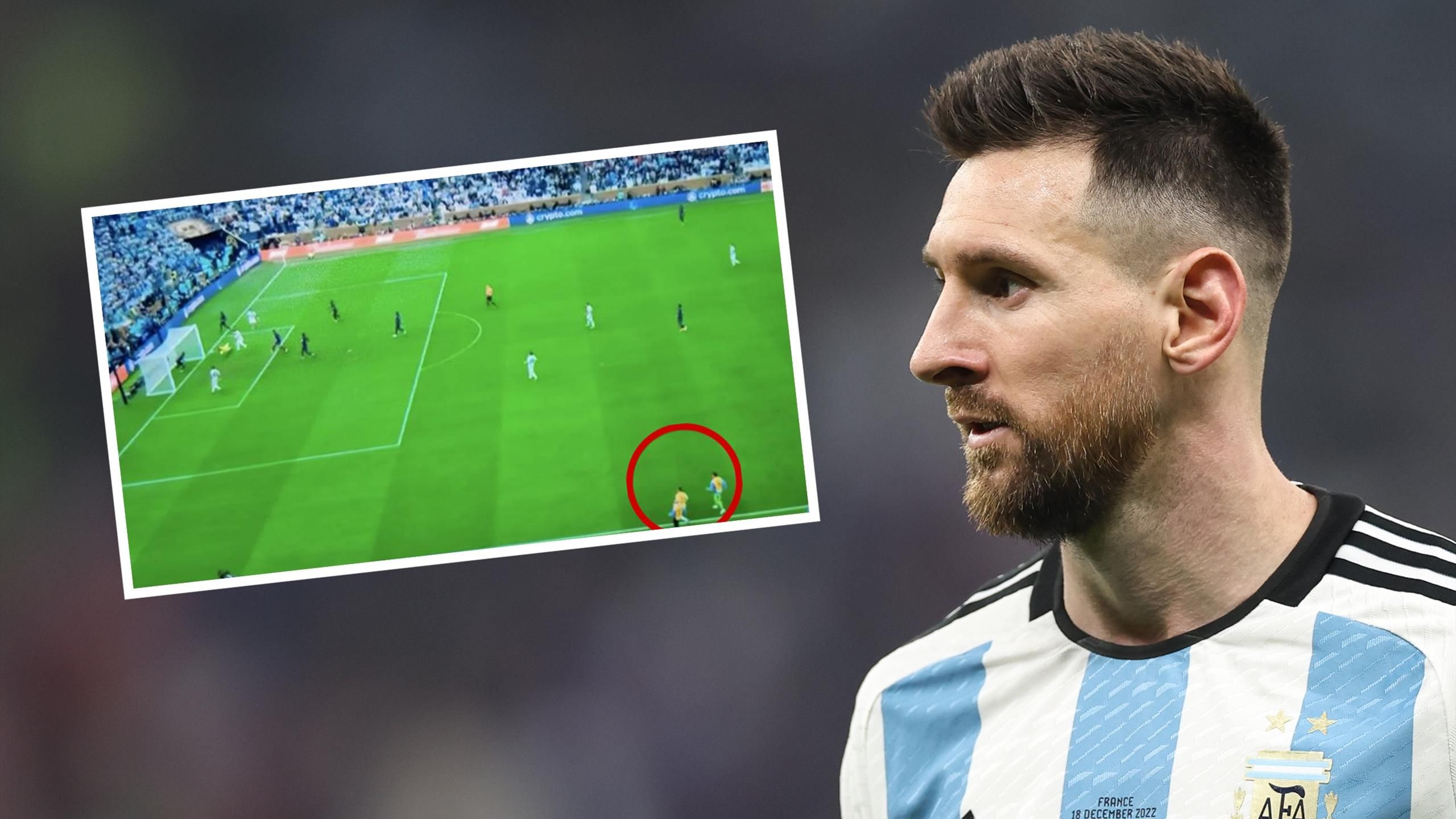 Should Lionel Messis second goal for Argentina in World Cup final against France have been disallowed?