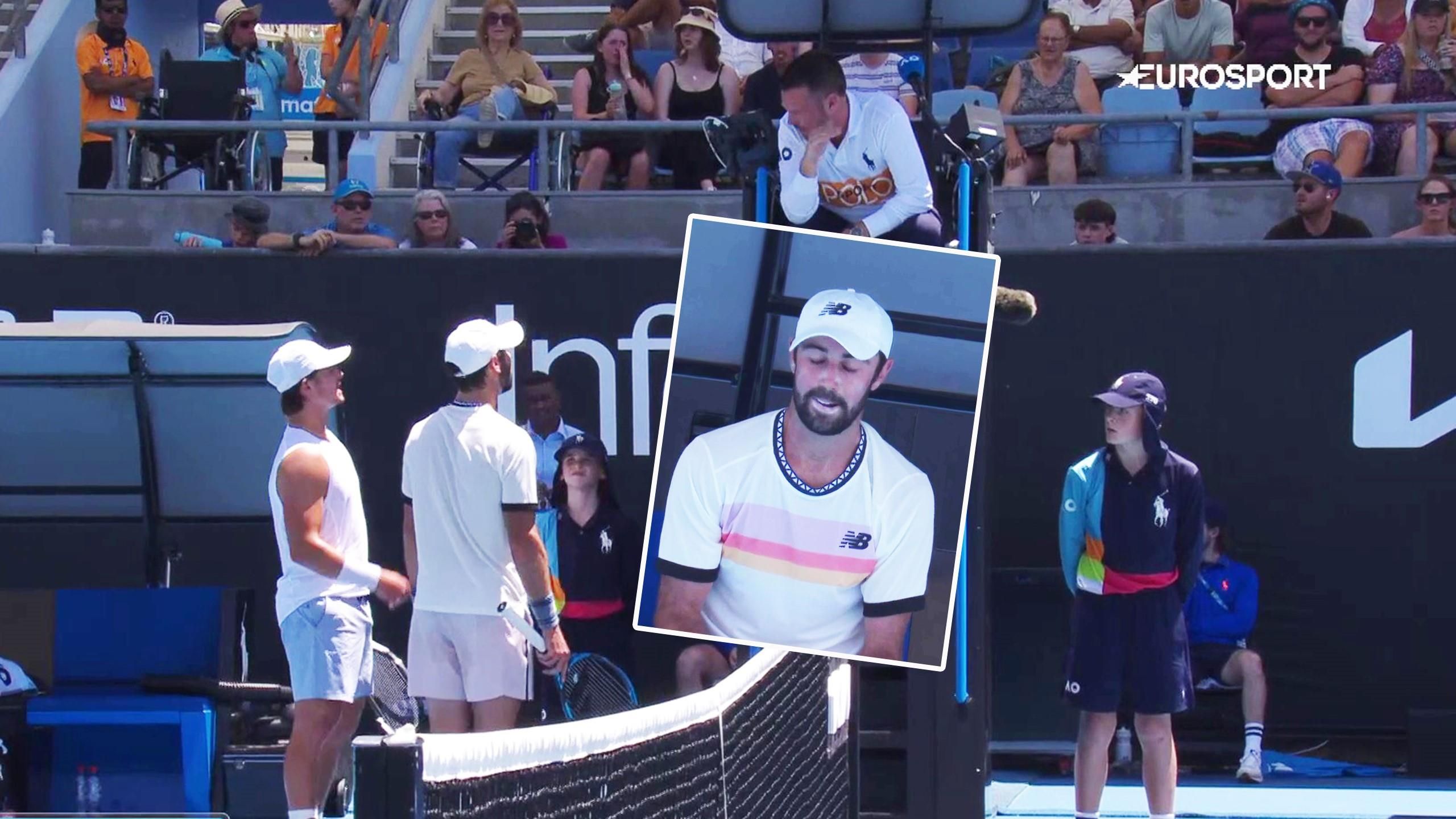 Australian Open When has that ever happened?! - Jordan Thompson fumes as play is suspended due to extreme heat