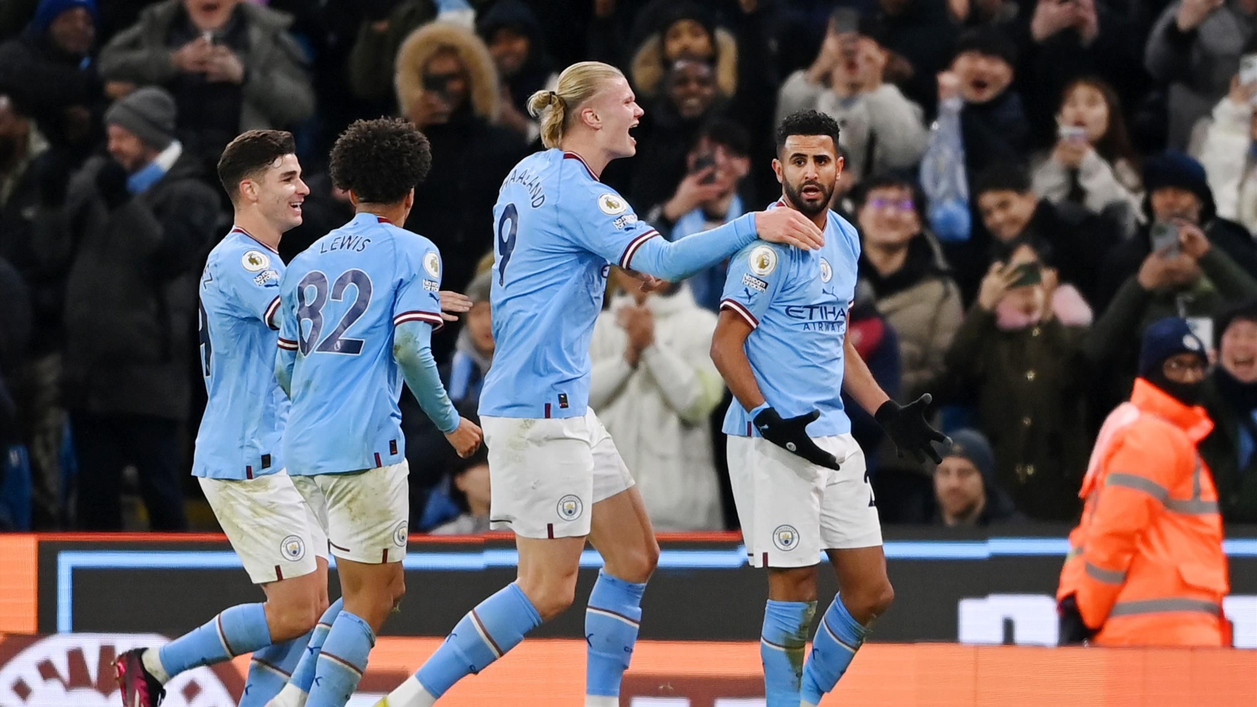 Manchester City 4-2 Tottenham Hotspur Erling Haaland scores, Riyad Mahrez gets double to complete stunning comeback win