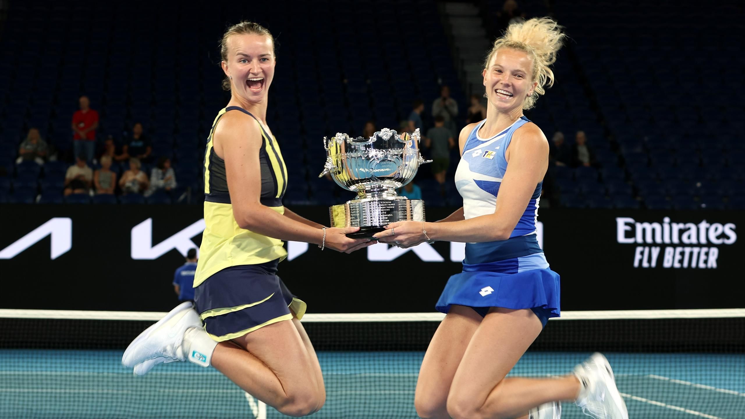 Australian Open Krejcikova und Siniakova gewinnen siebten Grand-Slam-Titel im Damen-Doppel