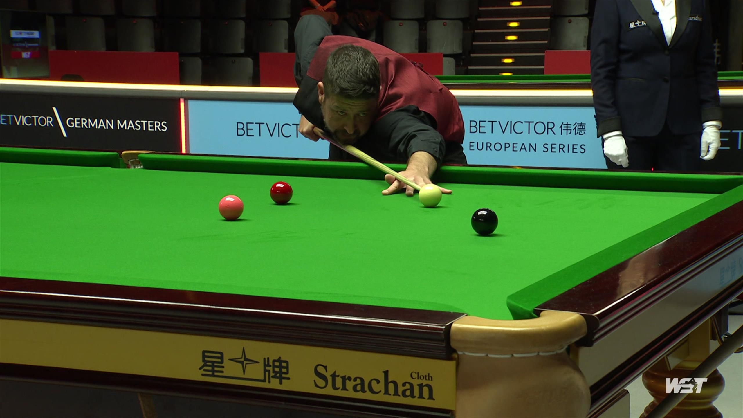 Snooker German Masters Total clearance zum Einstieg Matthew