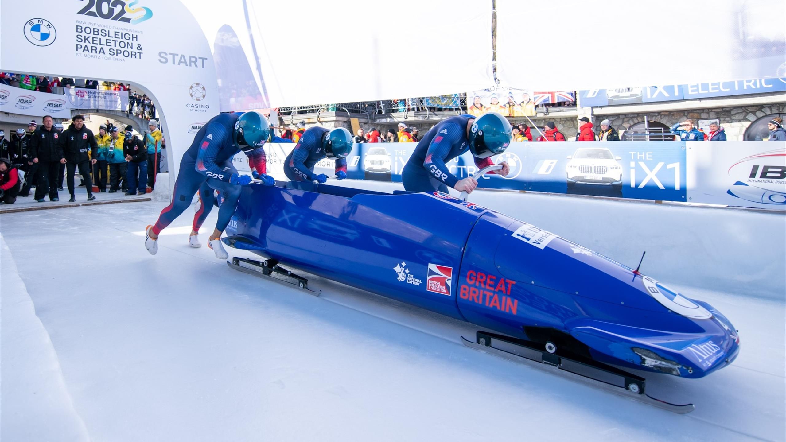 Great Britain win first fourman bobsleigh medal in 84 years with World