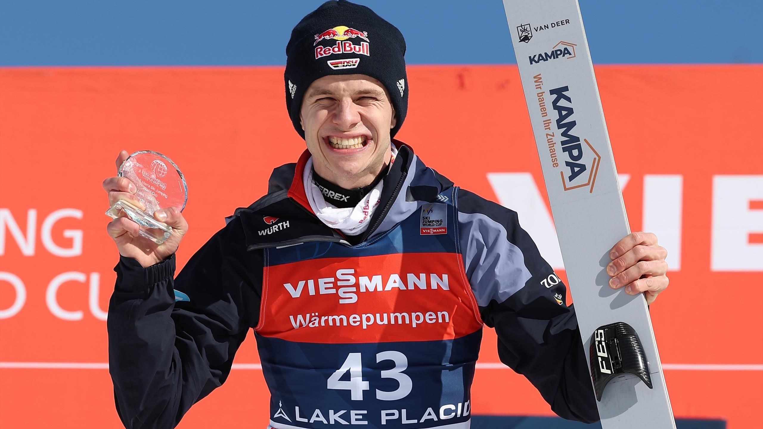 Andreas Wellinger gewinnt in Lake Placid sein erstes WeltcupSpringen