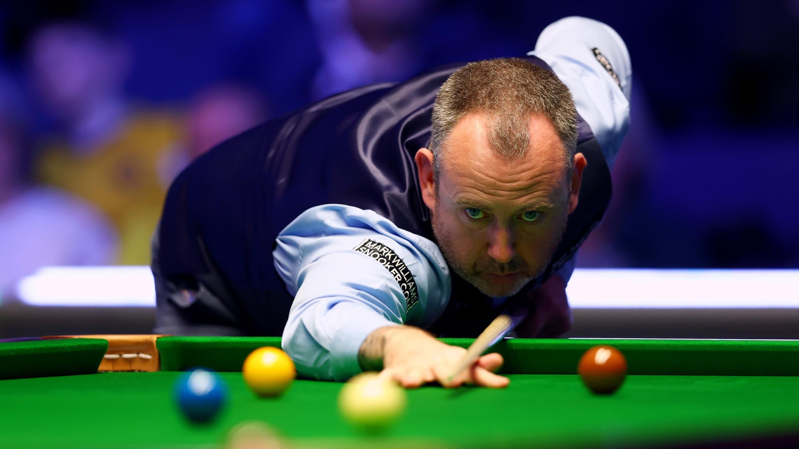 Wuhan Open snooker Mark Williams secures last-64 spot with win over Andres Petrov as Anthony McGill suffers early exit