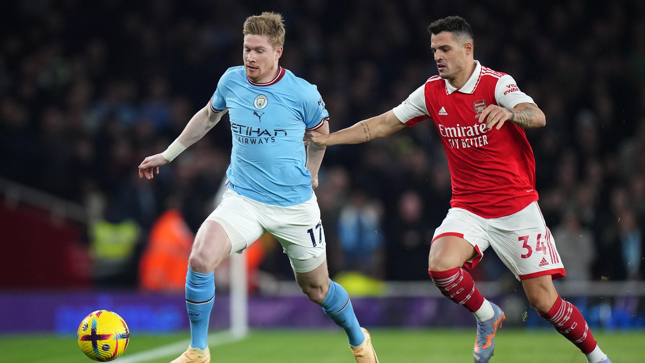 Manchester City v Arsenal How to watch crunch Premier League encounter, TV channel, live stream details, kick-off time