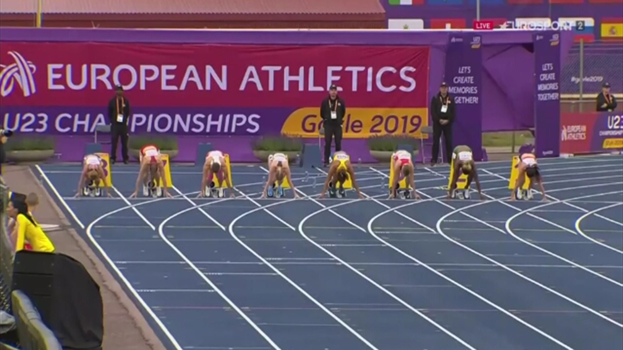 Rekord świata W Biegu Na 100m Swoboda awansowała do finału biegu na 100m - Lekkoatletyka wideo