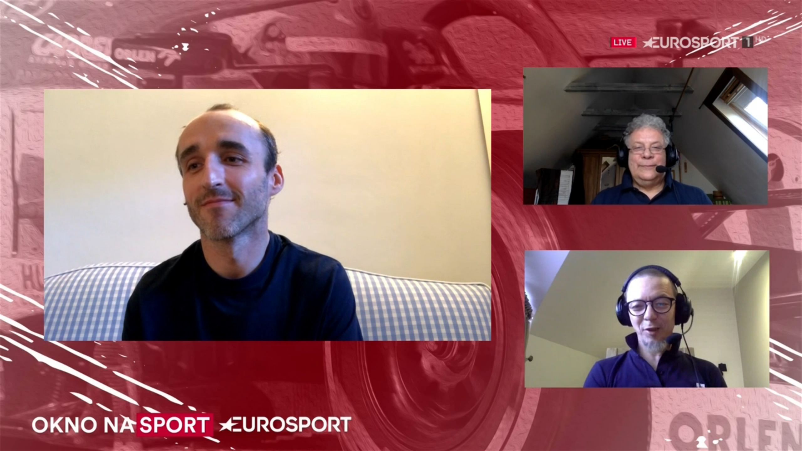 Robert Kubica był gościem programu "Okno na sport" - Eurosport - Eurosport