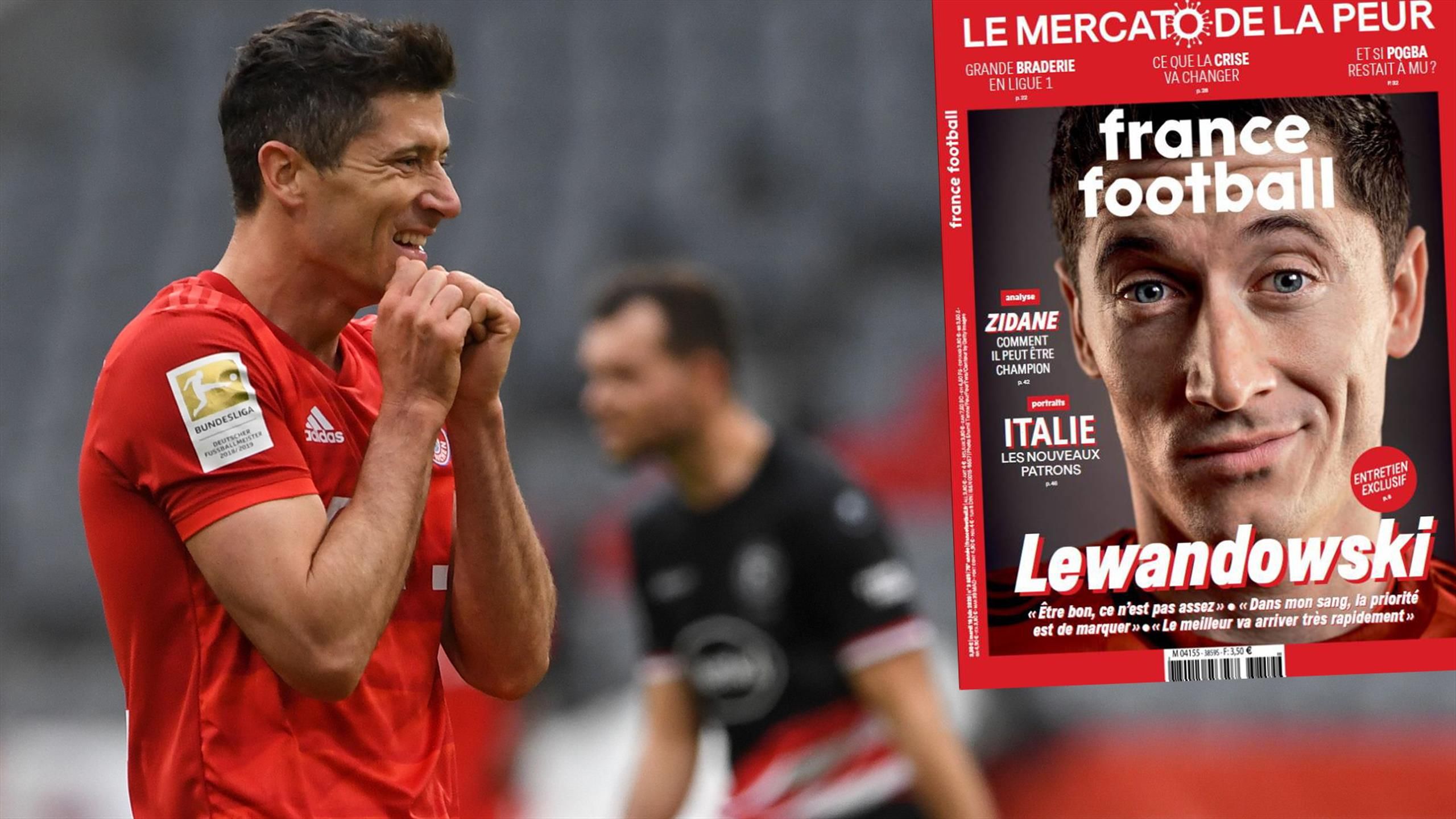 France Football: Robert Lewandowski na okładce magazynu i o Złotej ...