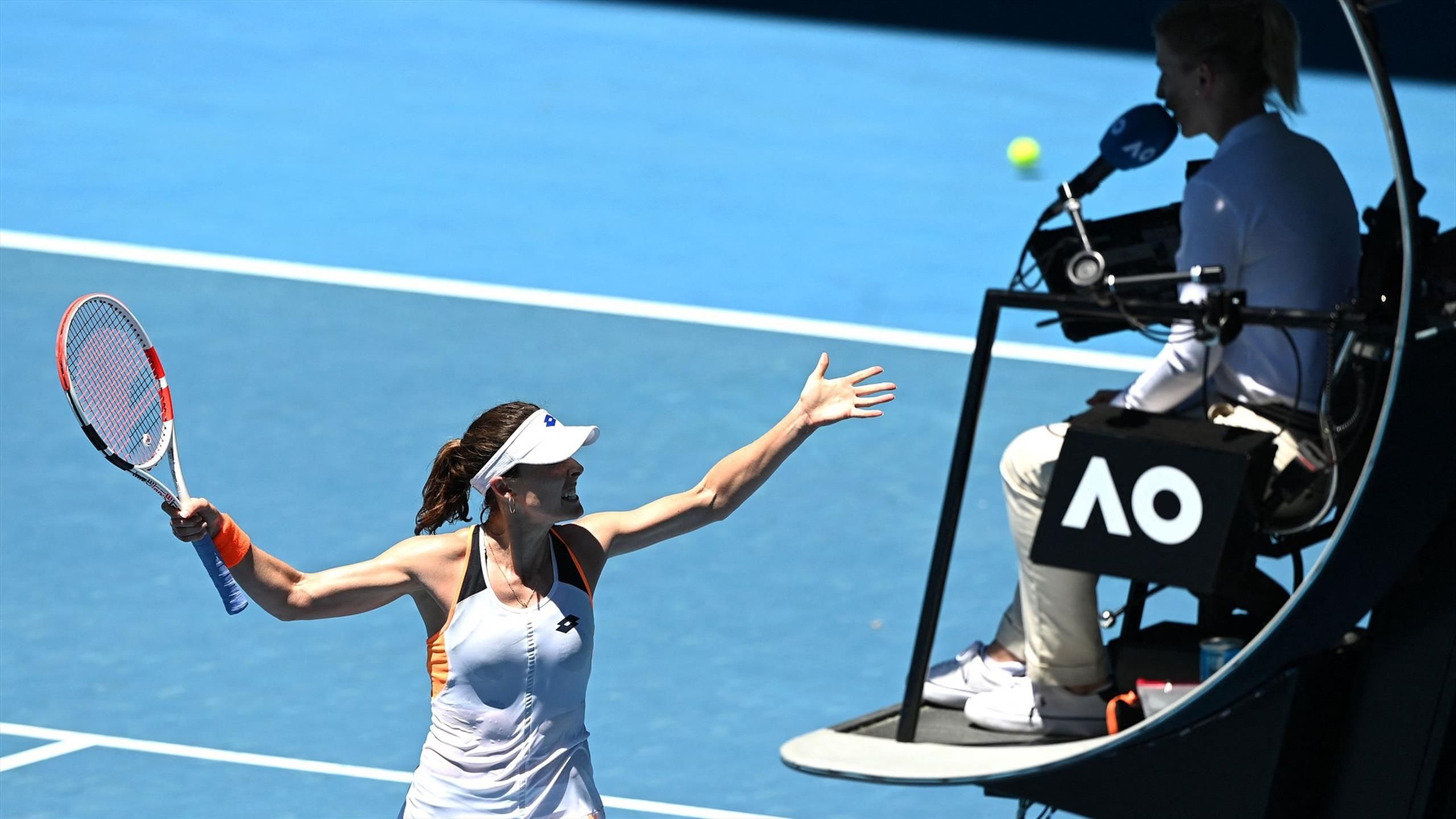 Alize w kłótni z sędziną podczas meczu z Tamarą Zidansek