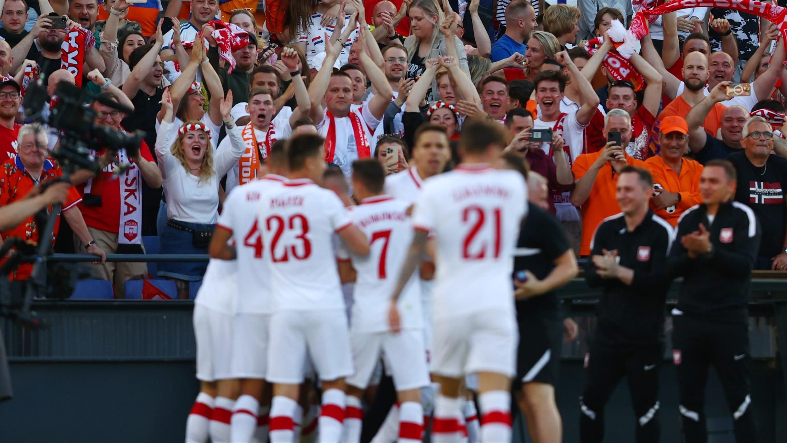 Holandia Polska W Lidze Narodów Prezes Pzpn Dziękuje Polskim Kibicom Piłka Nożna Eurosport 