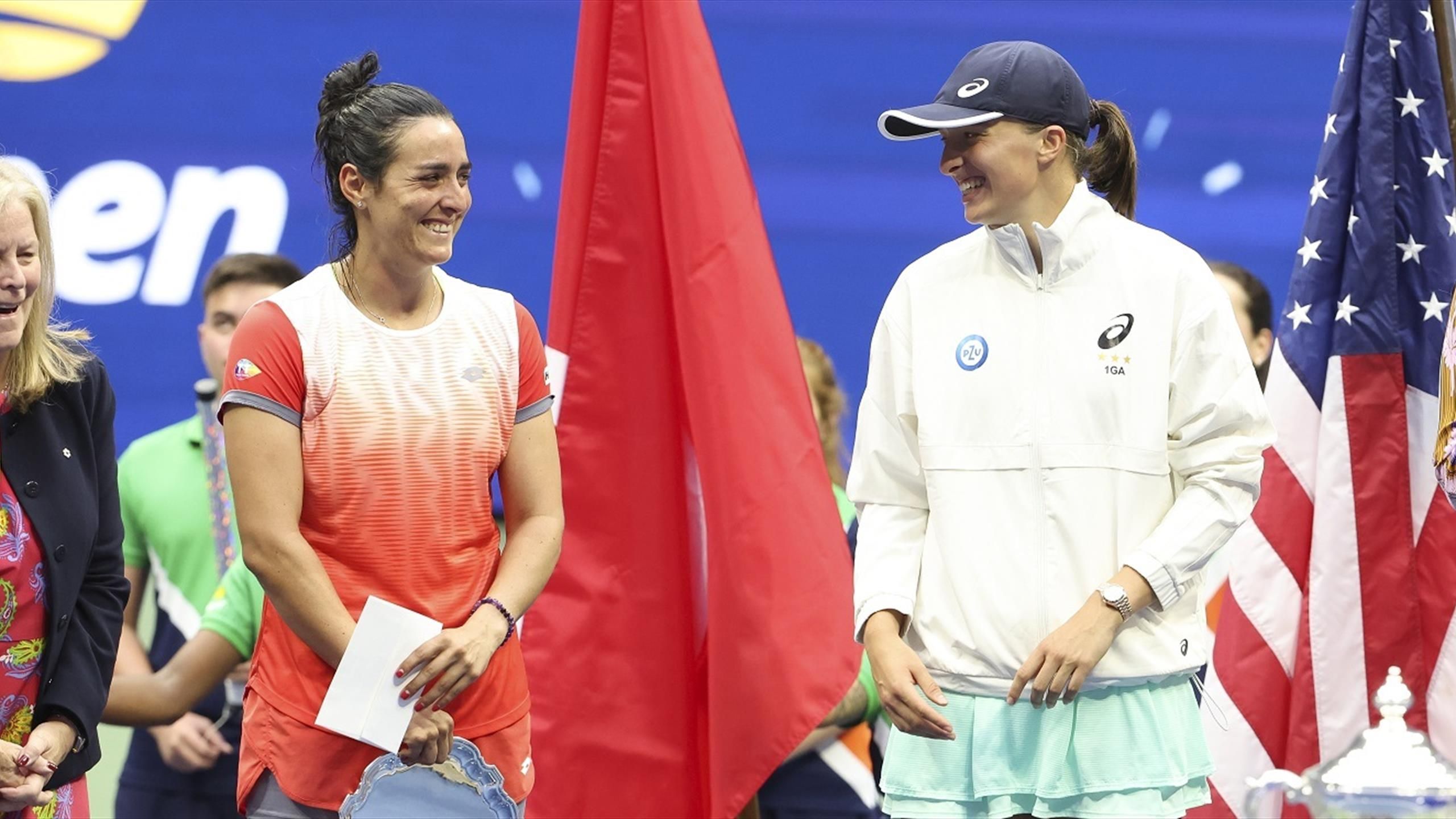 US Open 2022. Finał kobiet. Iga Świątek po zwycięstwie z Ons Jabeur