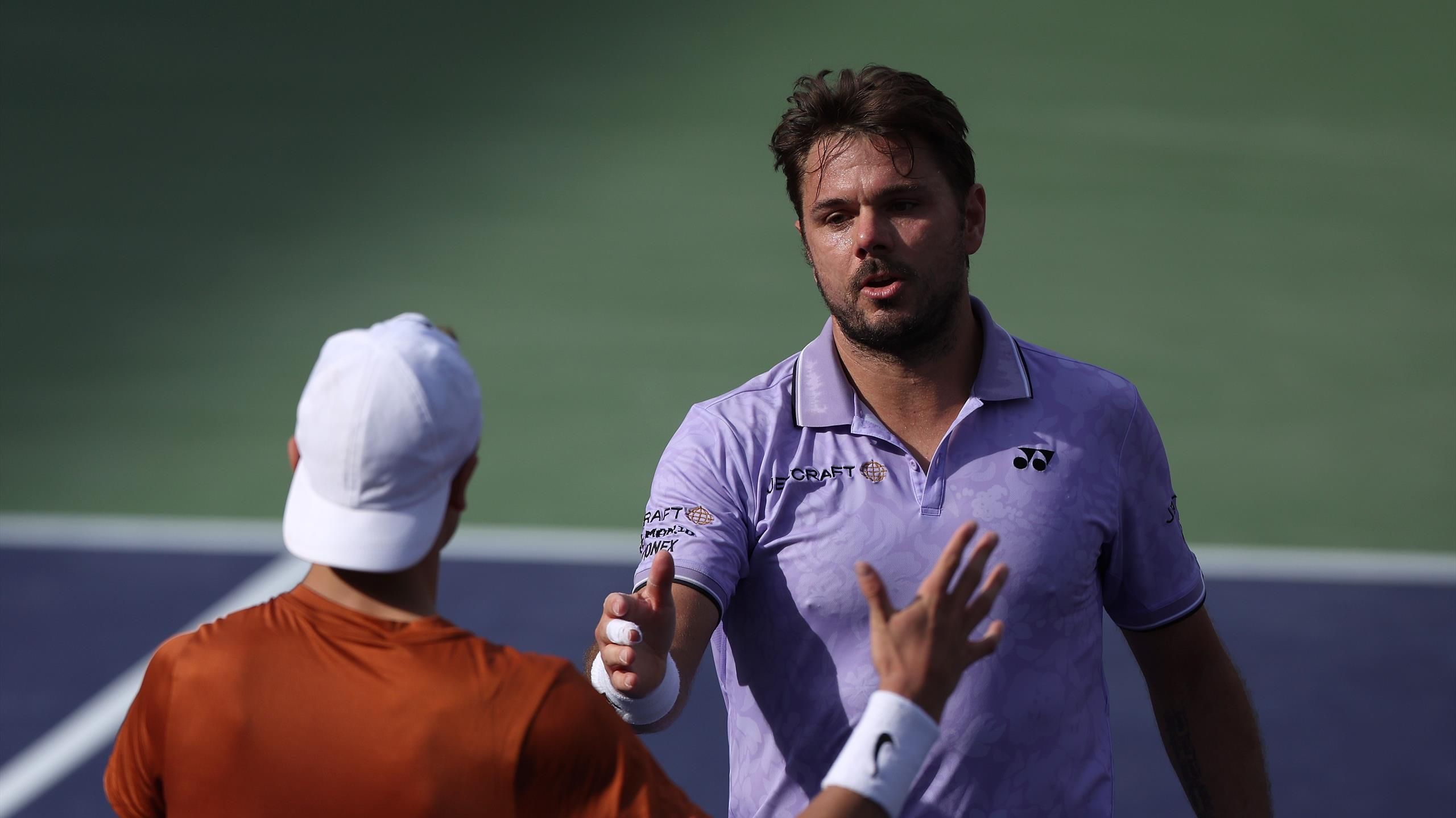 Stan Wawrinka stuns Holger Rune in fiery contest at Indian Wells as pair once again trade words at net