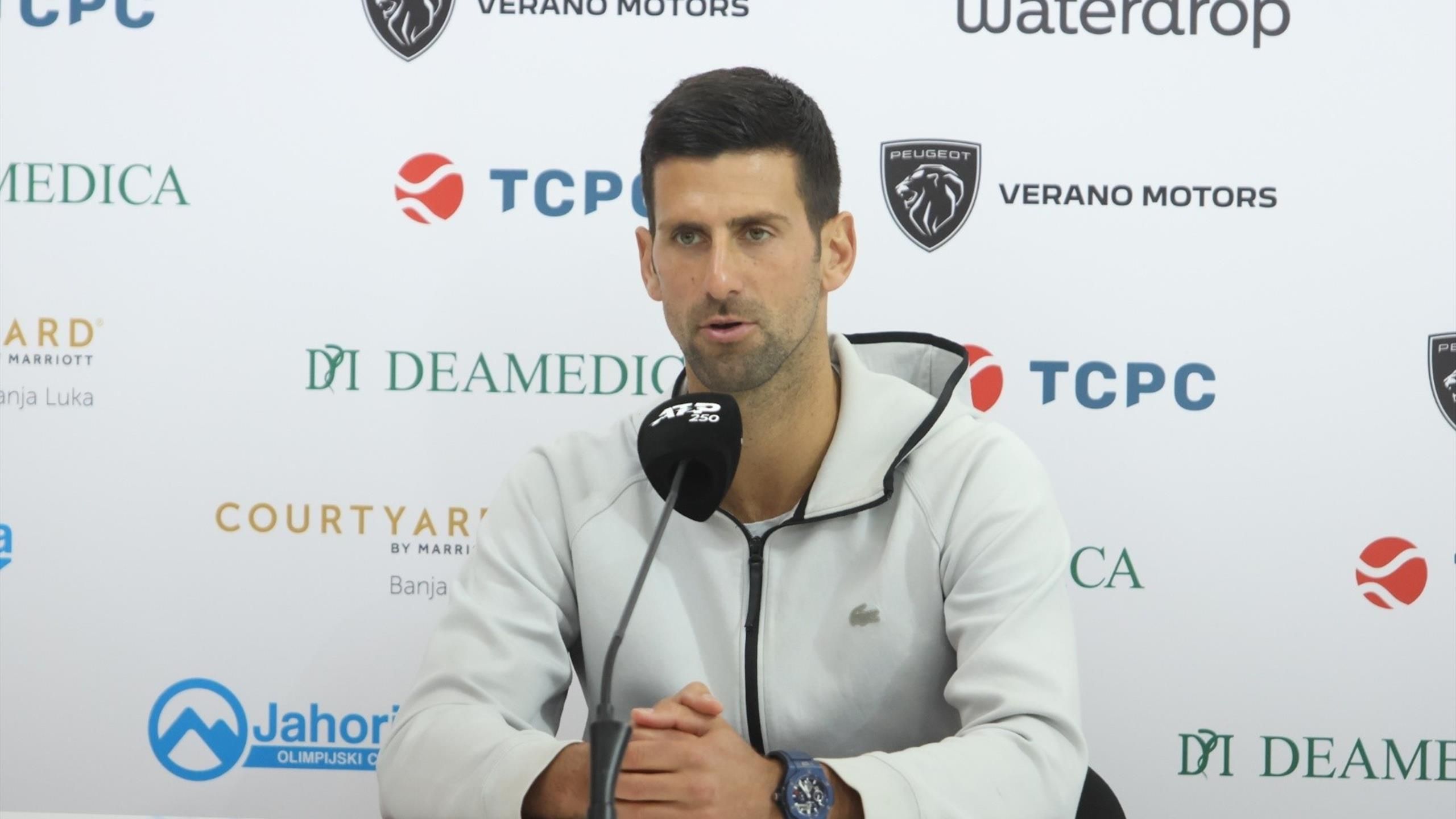 Novak Djokovic issues fitness update, admits elbow not in ideal shape ahead of Srpska Open in Bosnia