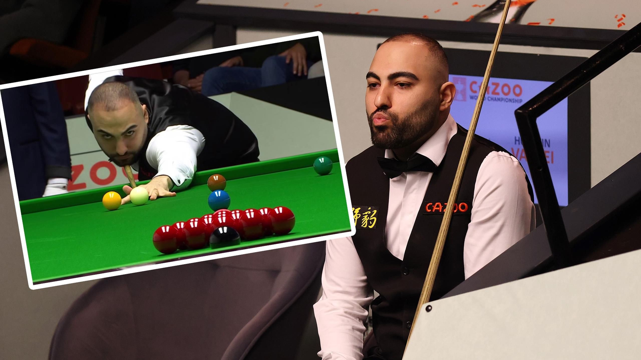 An act of self-sabotage - Hossein Vafaeis wild break gifts frame to Ronnie OSullivan at World Snooker Championship