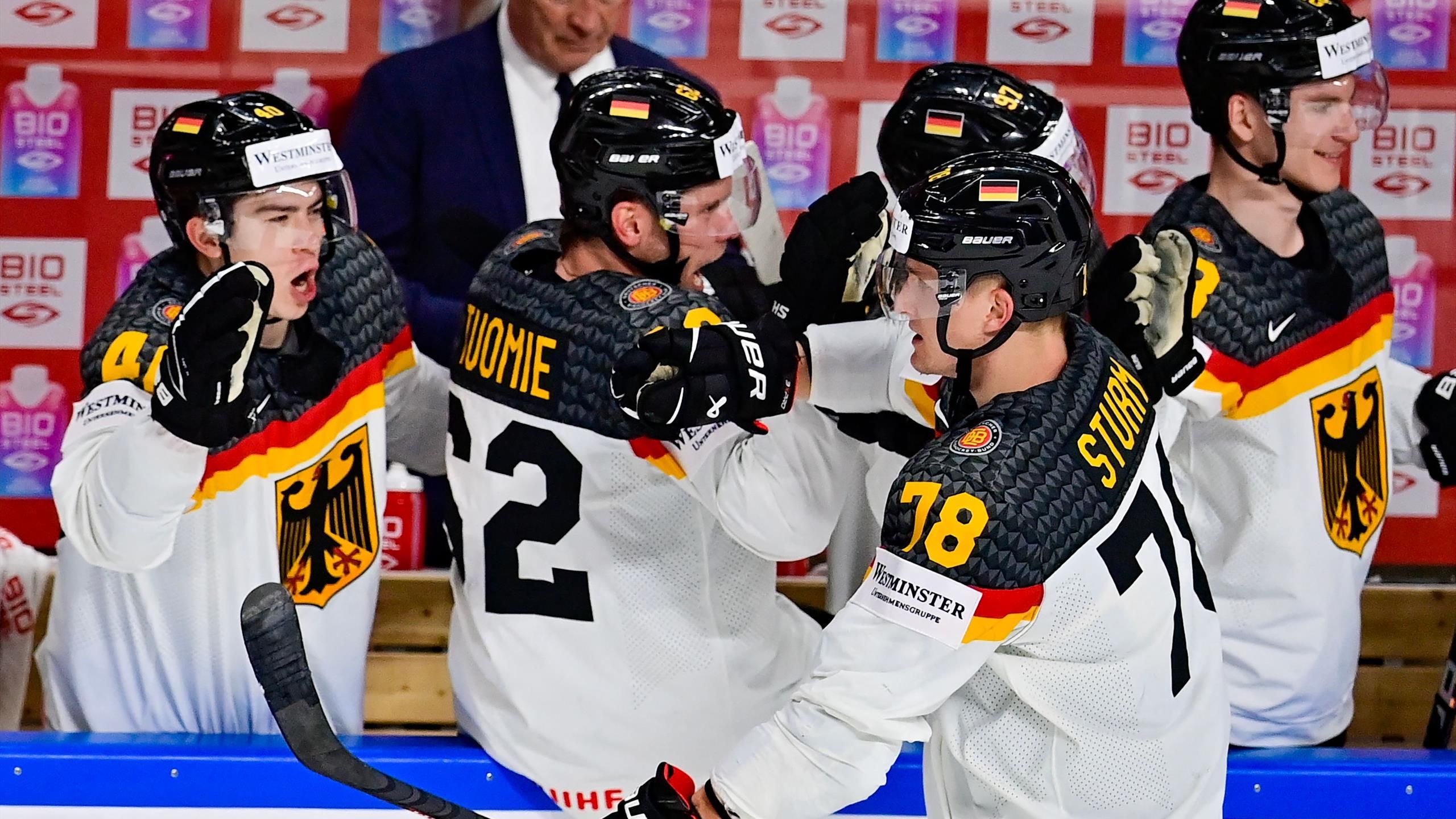 Eishockey-WM 2023 Deutschland schlägt Schweiz im Viertelfinale von Riga und wiederholt Coup von 2021