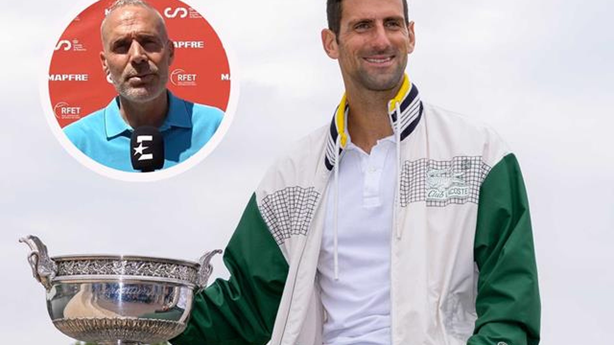 Álex Corretja y el nivel mostrado por Novak Djokovic: 