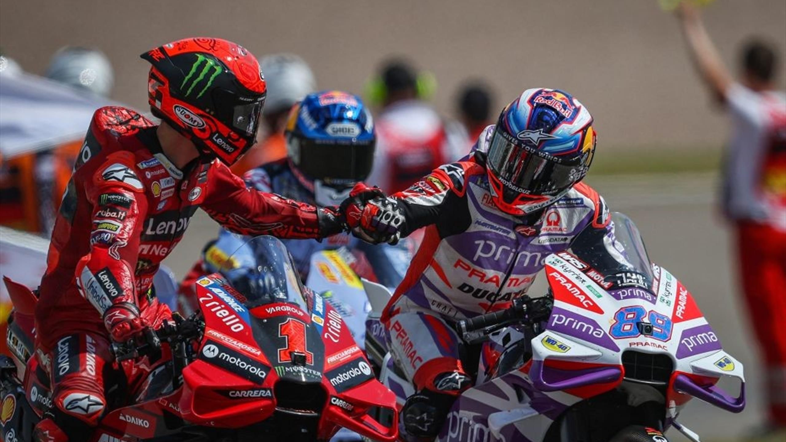 Gara Sprint GP Germania 2023: Bagnaia soddisfatto: "Un buon secondo ...