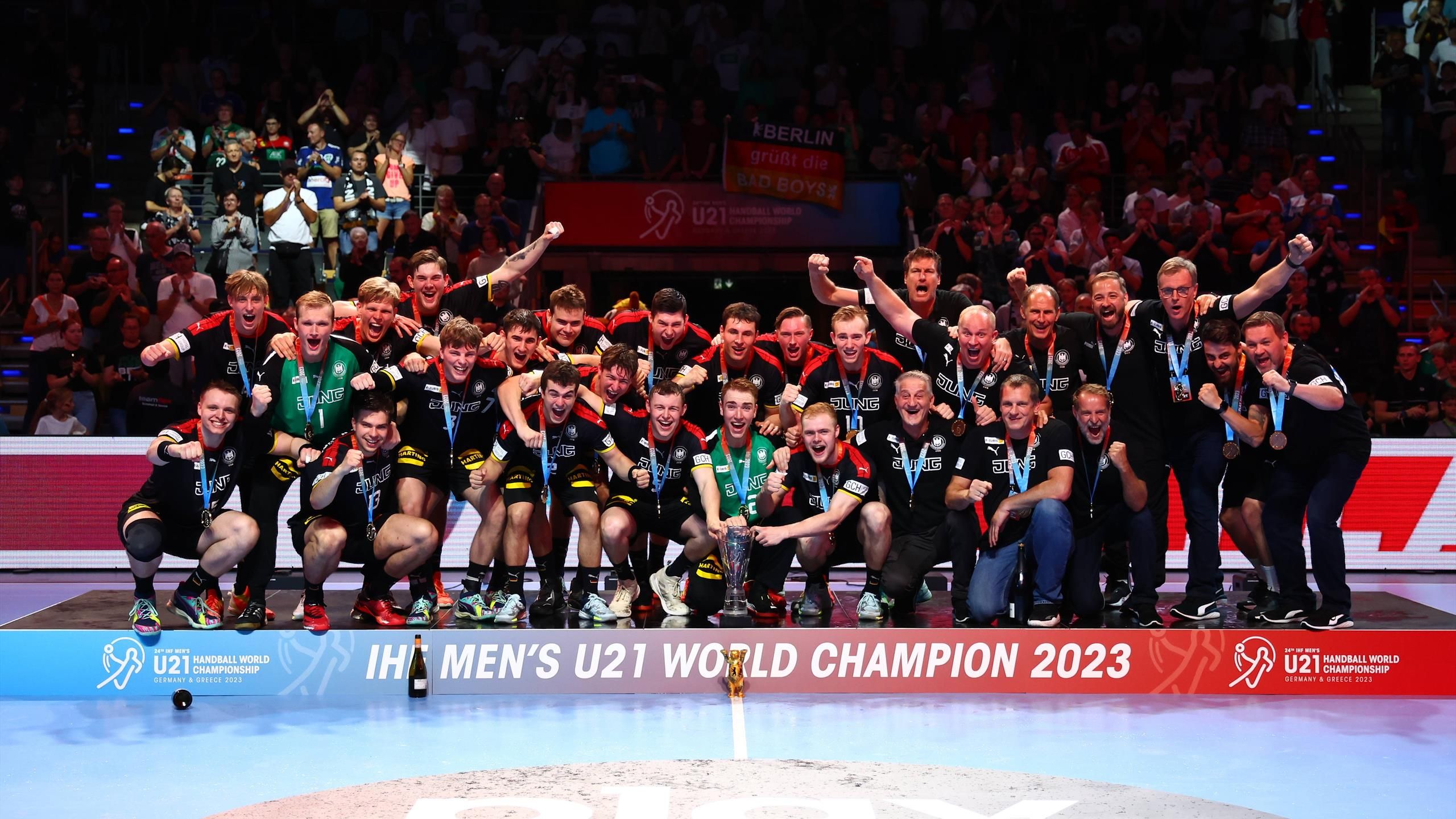 U21-WM Deutschland krönt sich in Berlin zum Weltmeister - DHB-Handballer schlagen Ungarn im Finale