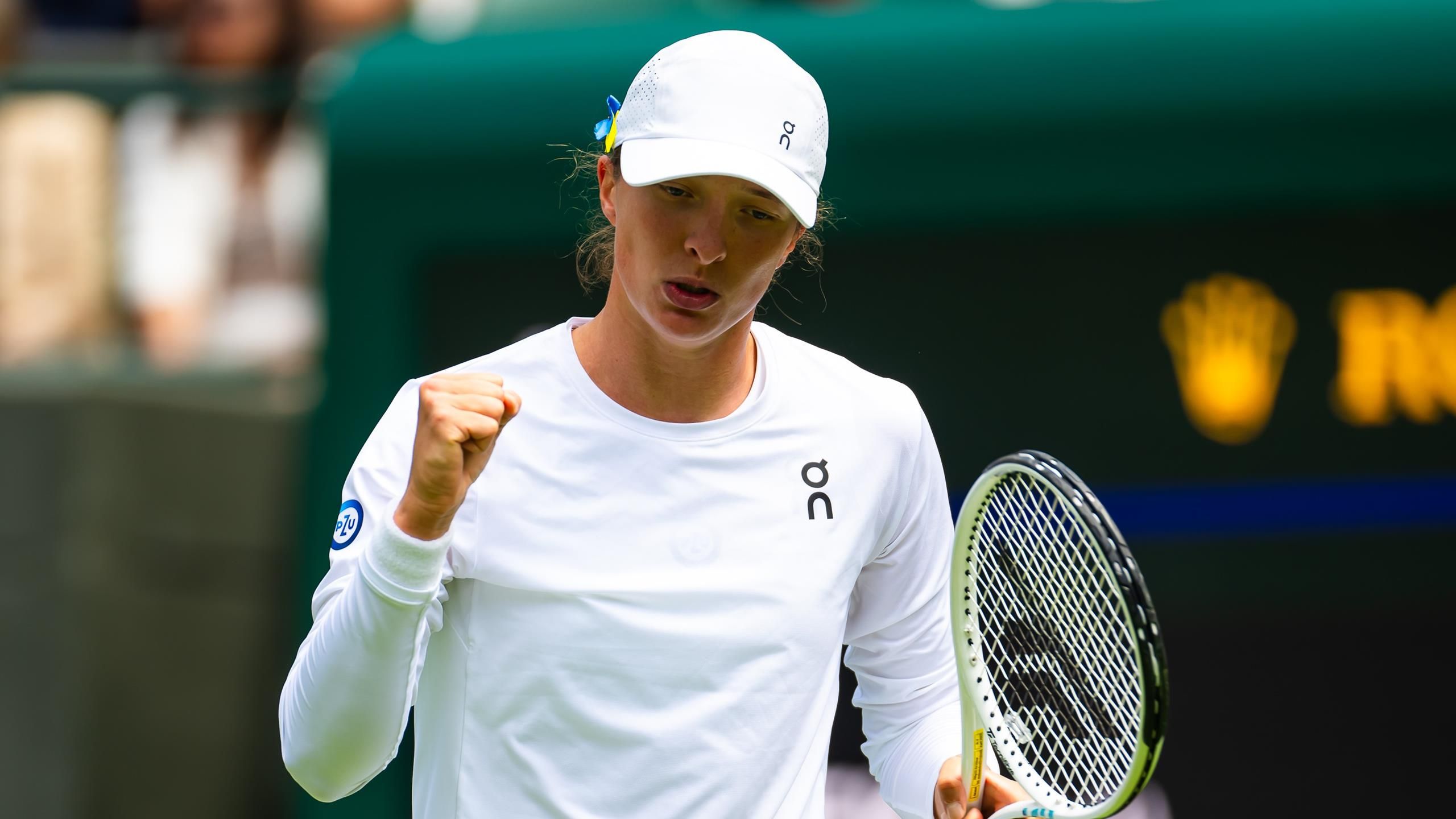 Iga Swiatek makes positive start to Wimbledon with first-round win over Zhu Lin, Jessica Pegula survives scare