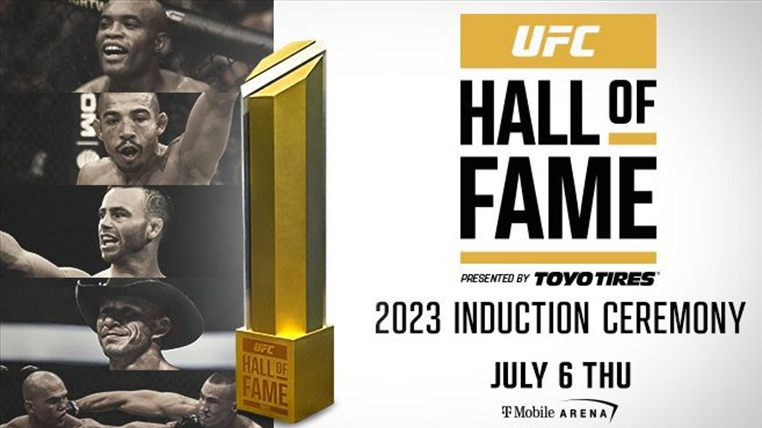 UFC HOF 2023 Vier atleten en een legendarische partij toegevoegd aan