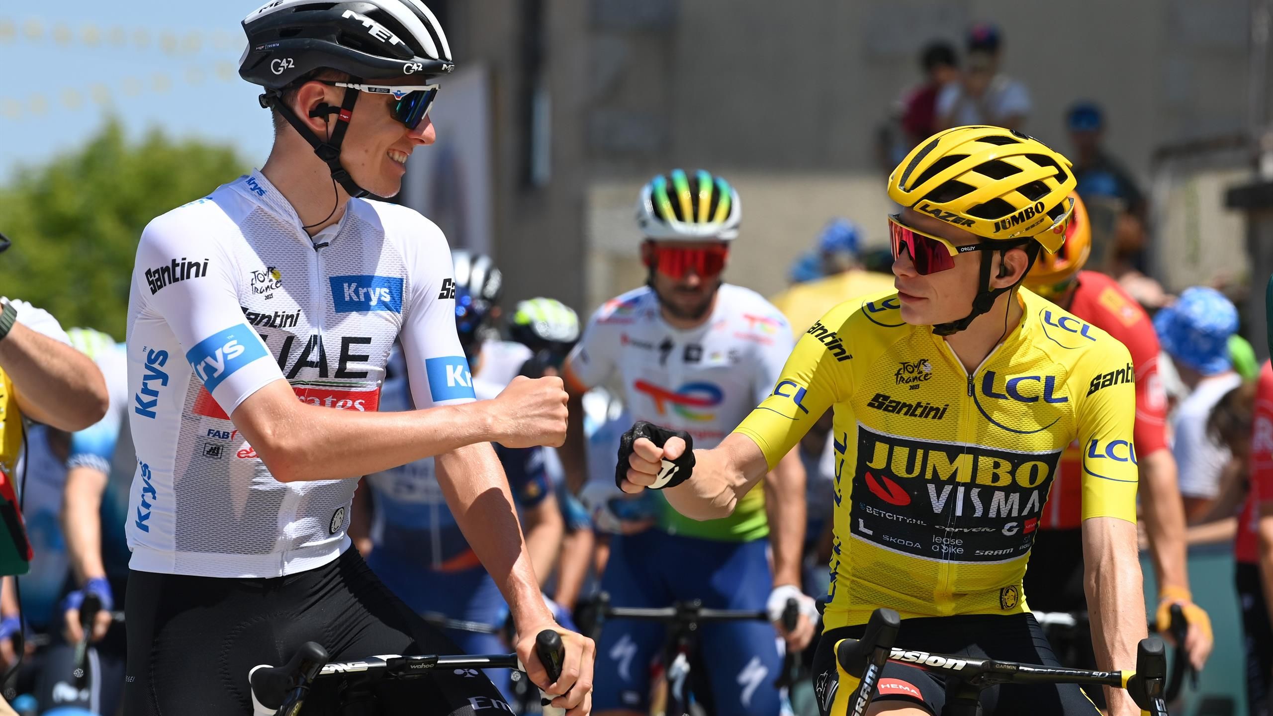 Tour de France Pogacar "Vingegaard meglio sulle Alpi? Vedremo. Sono