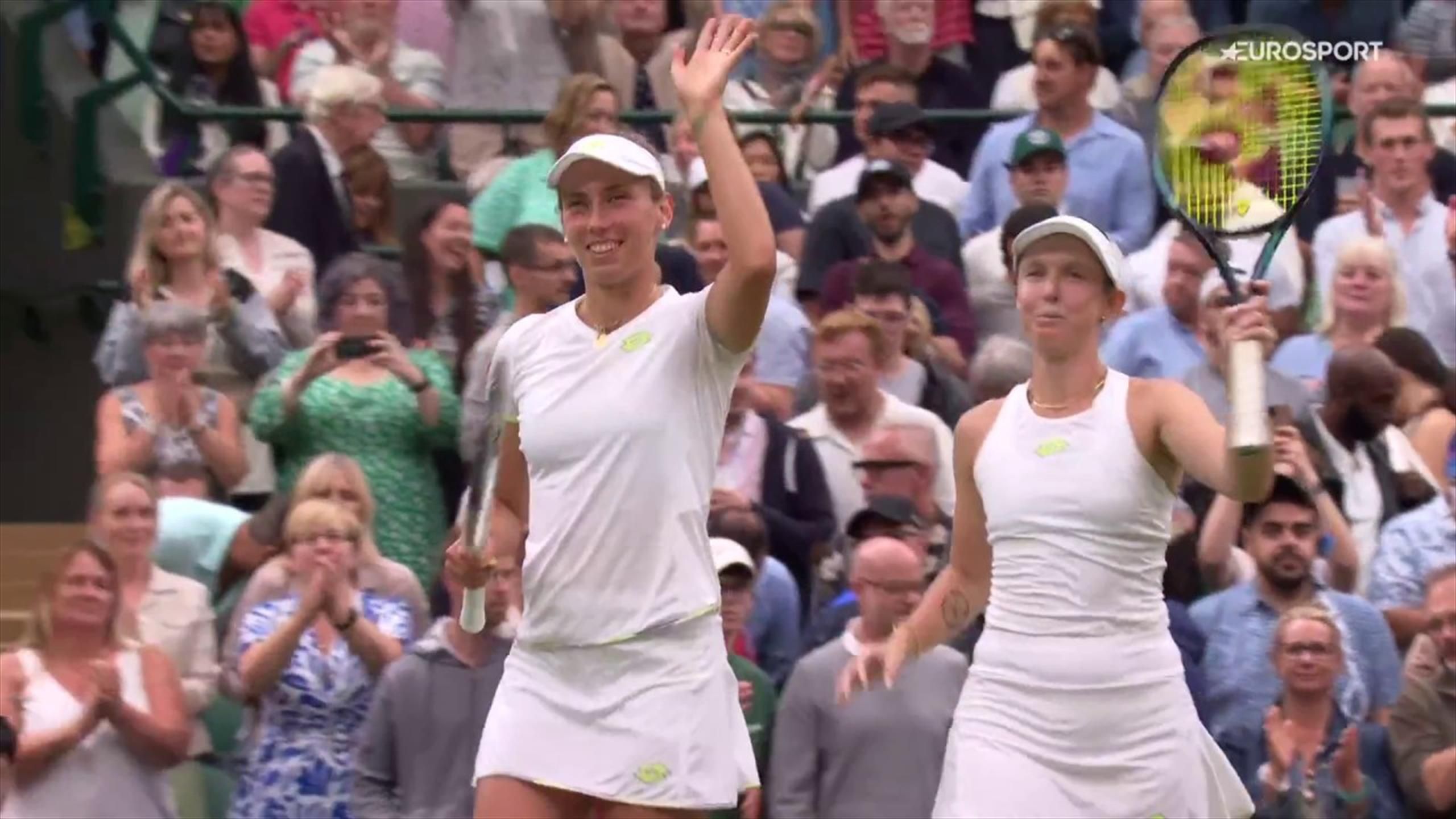 Wimbledon | Mertens en Hunter in sneltreinvaart naar finale dubbelspel