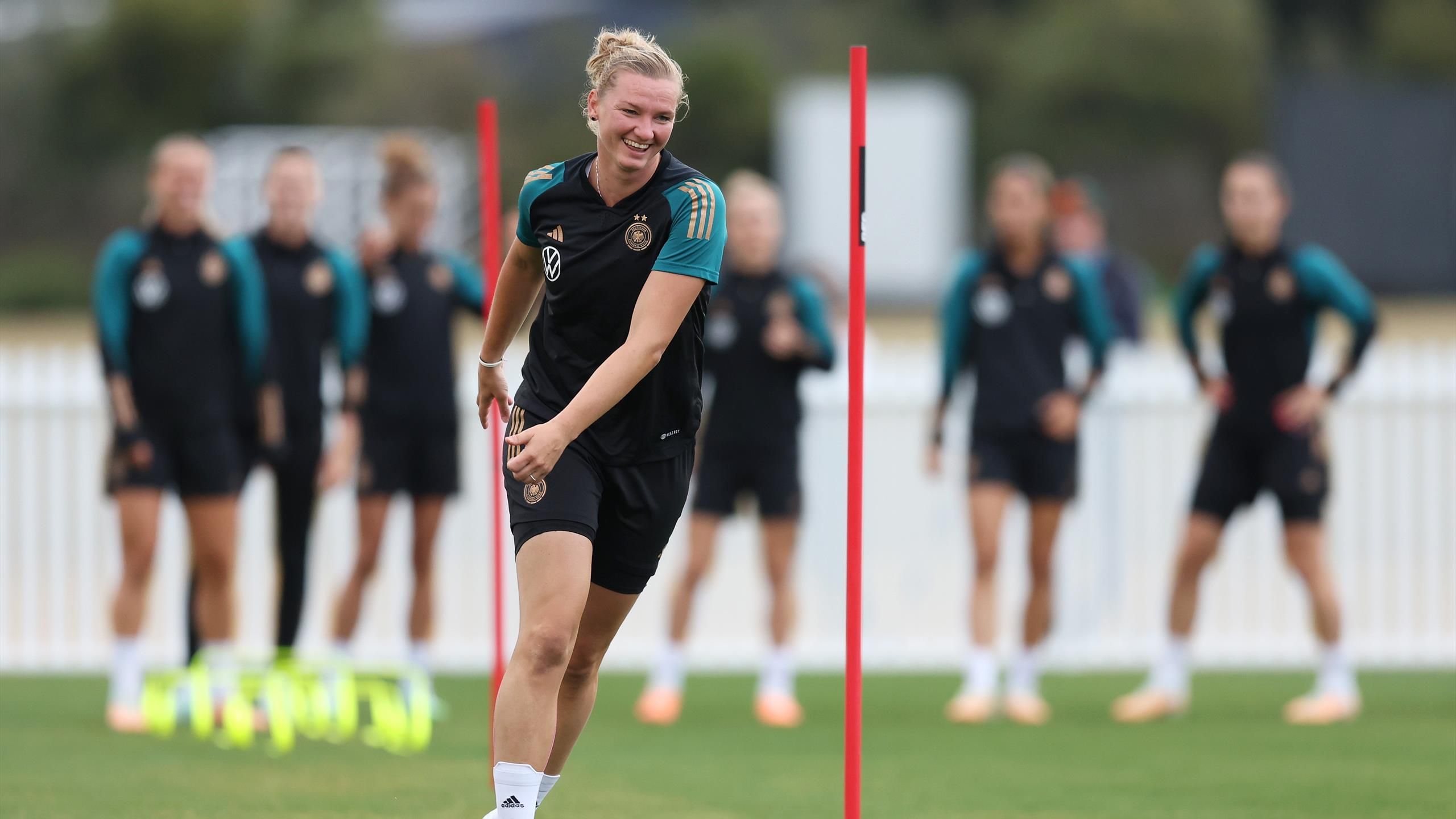 WM 2023 DFBFrauen trainieren in Stützpunkt Wyong Titelmission in