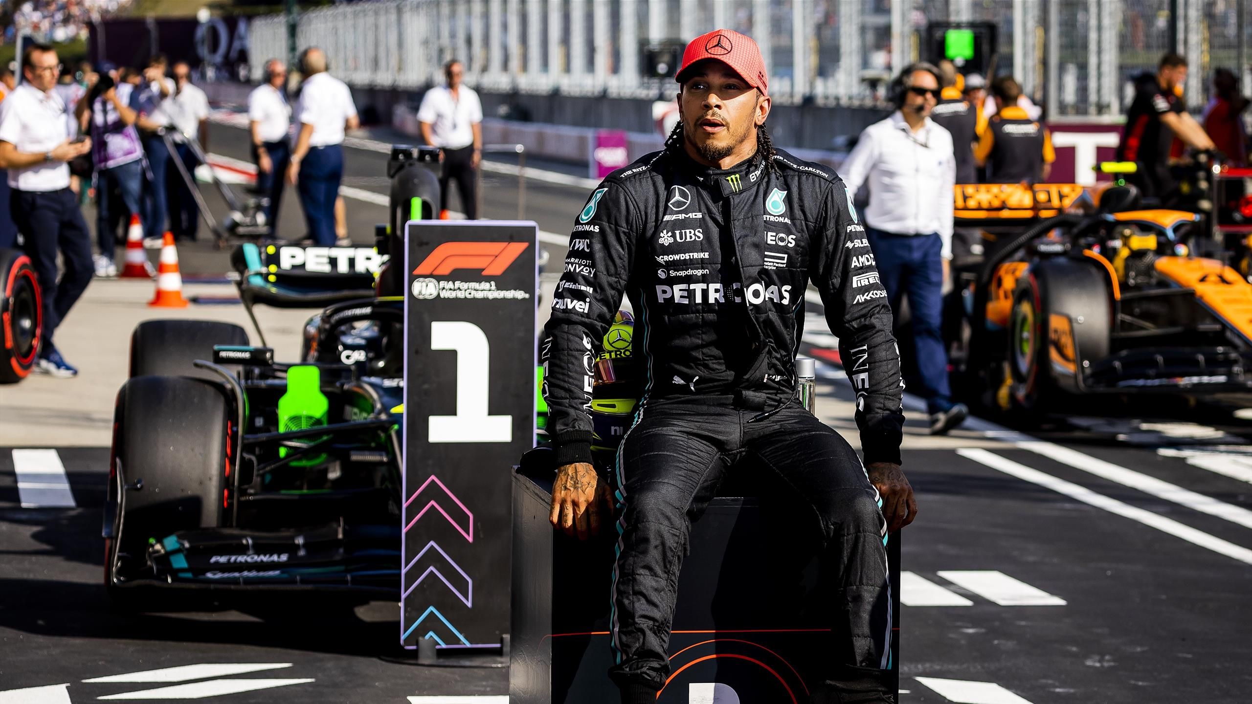 Hungarian Grand Prix: Lewis Hamilton breaks Max Verstappen’s qualifying streak in thriller 1,000th