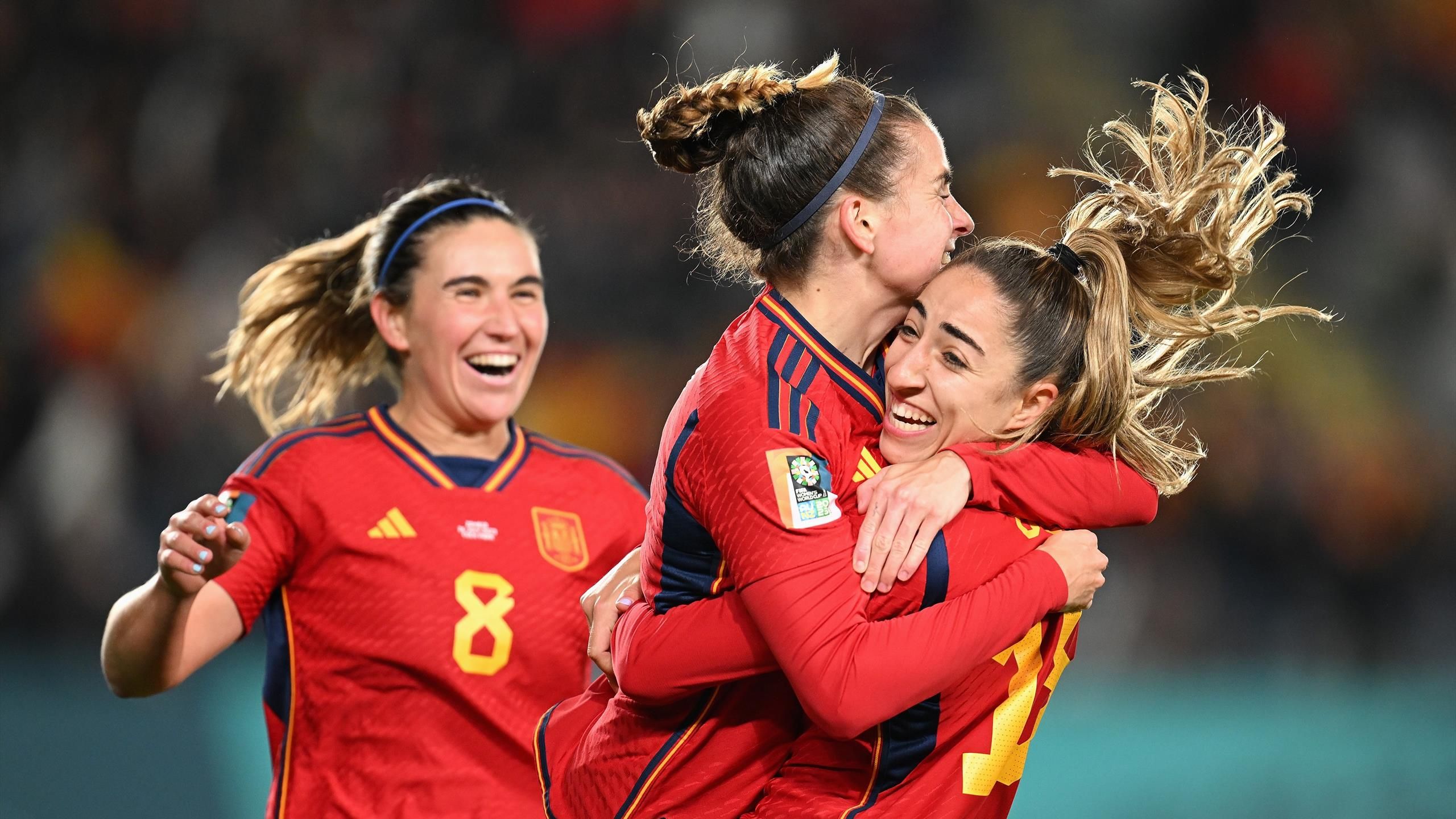 WK vrouwen | Spanje ten koste van Zweden naar finale na doelpuntrijke