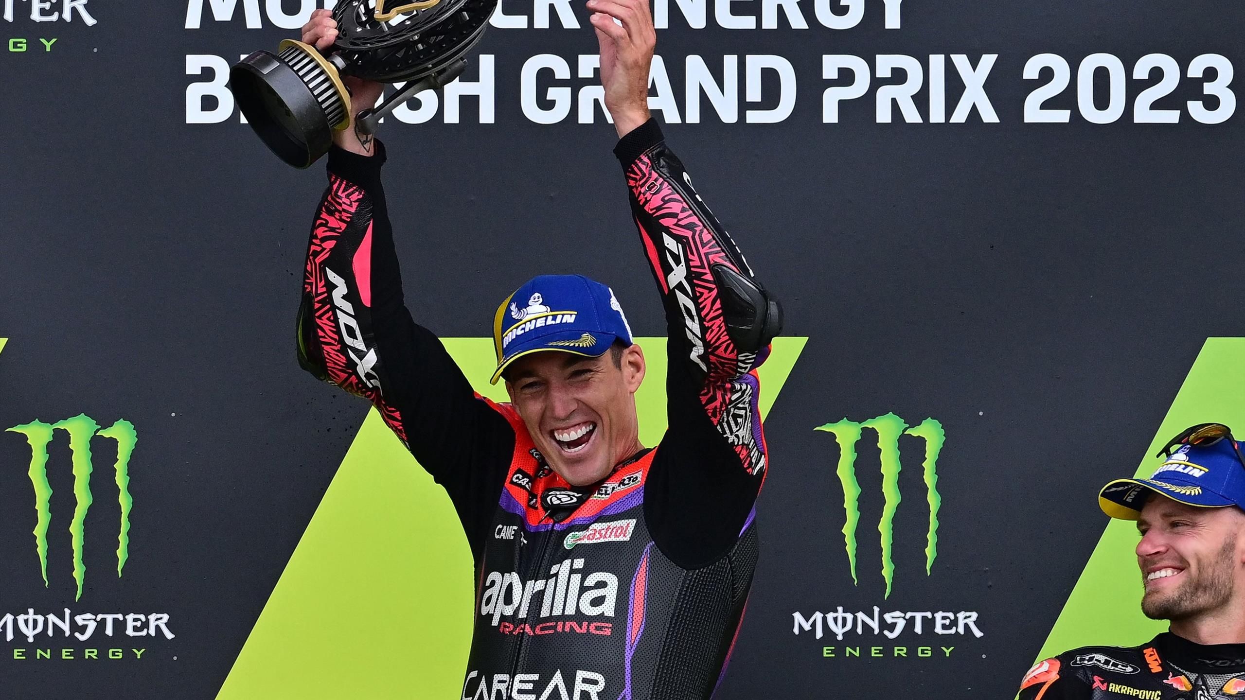 One of those days where you feel invincible - Aleix Espargaro revels in MotoGP win at Silverstone