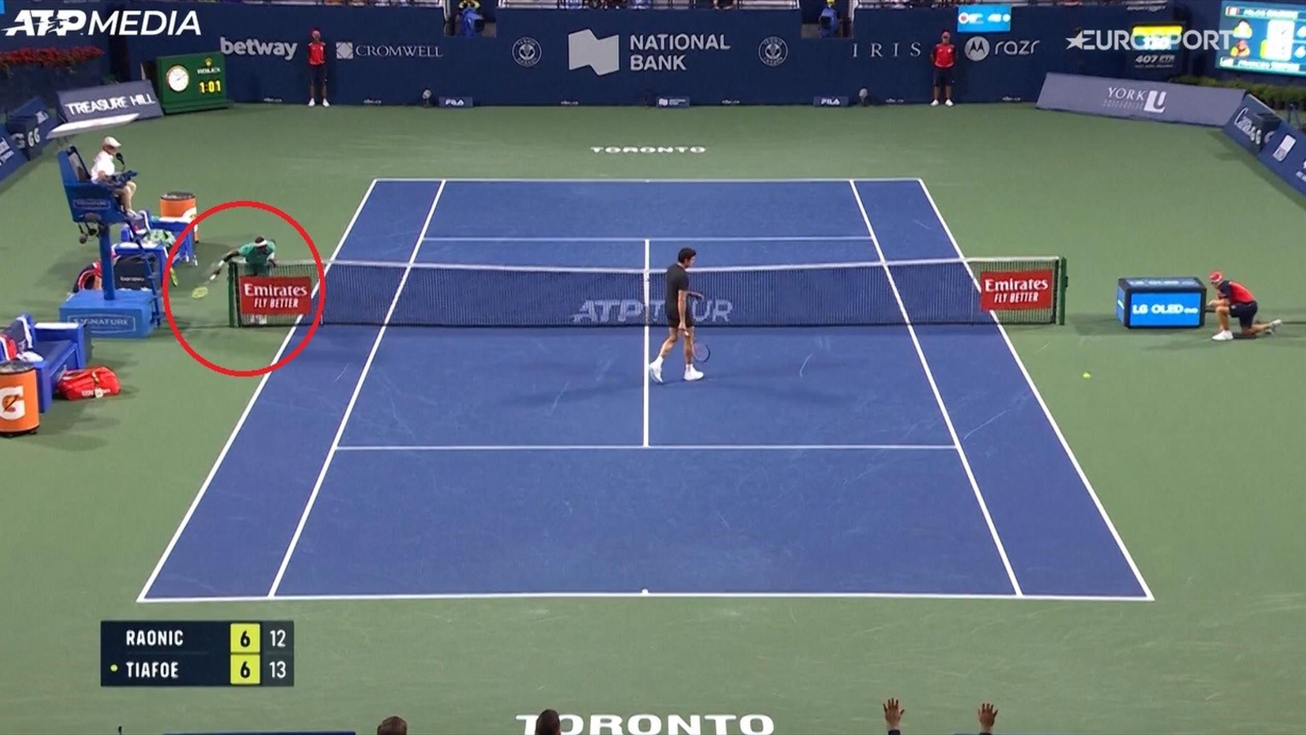 Le filet, quel filet ? Quand Frances Tiafoe profite d'une règle