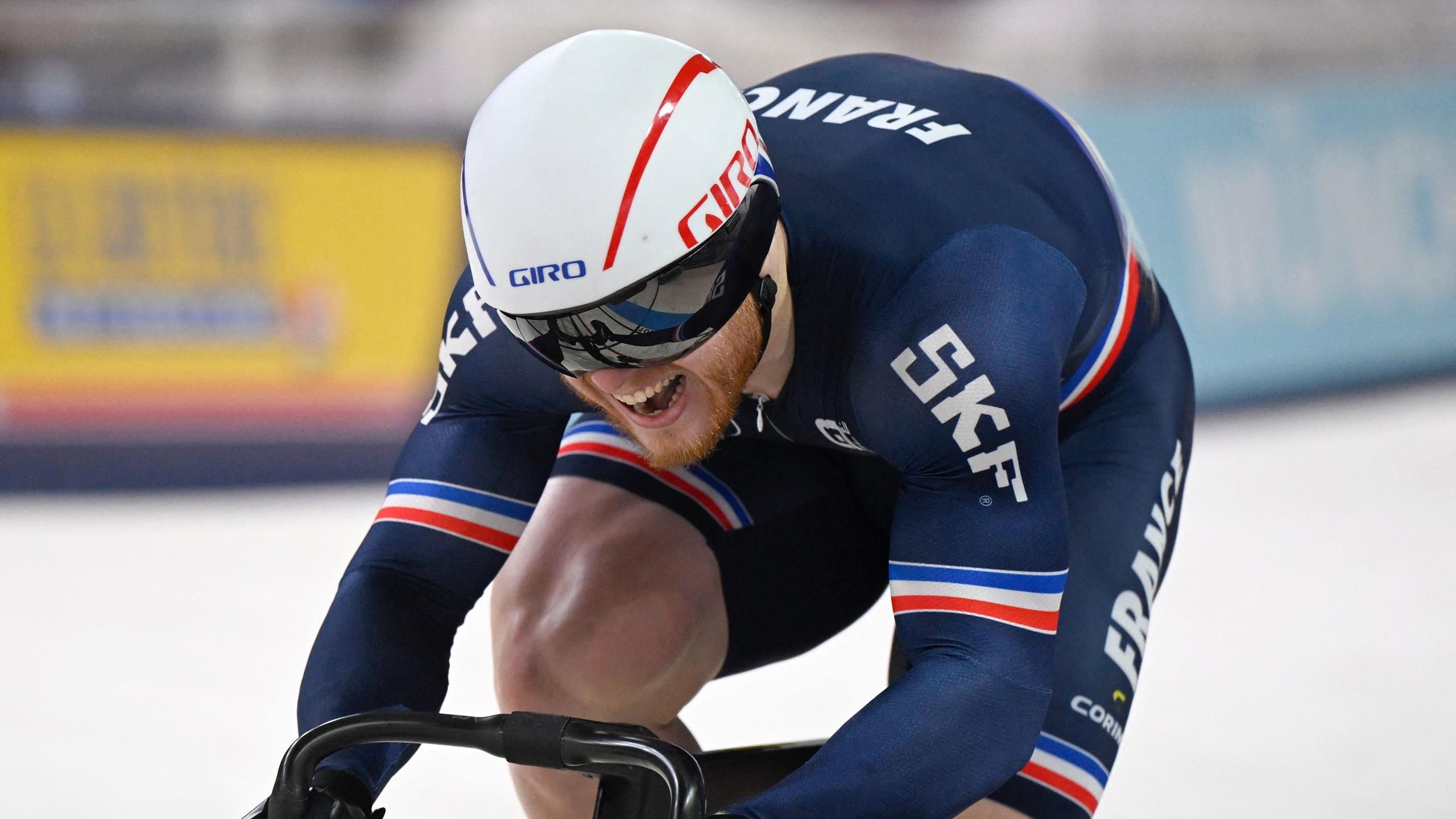 Cycliste sur piste francais outlet