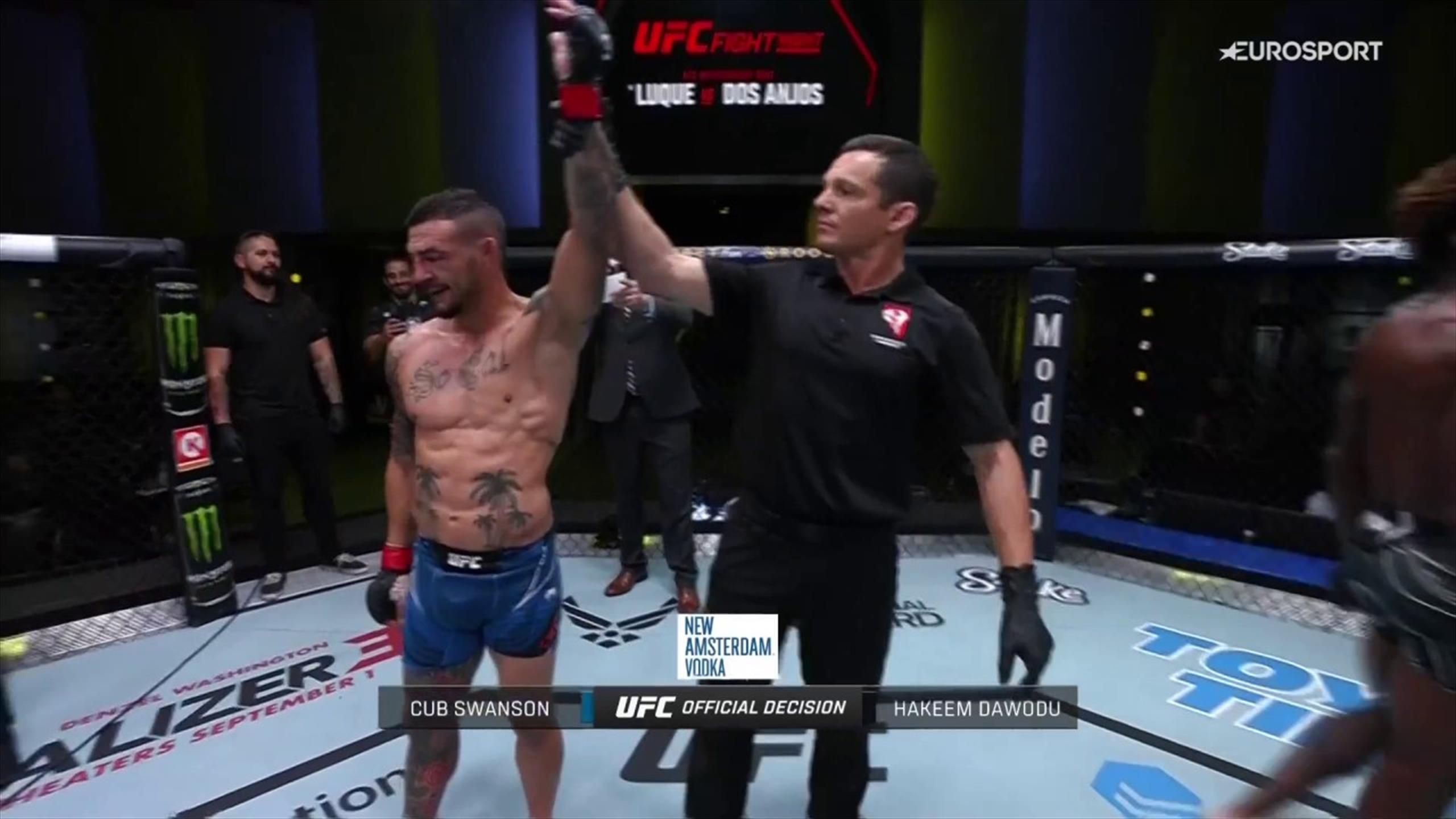 UFC Vegas Swanson Wint Tot Eigen Verbazing Via Unanimous Decision Mixed Martial Arts