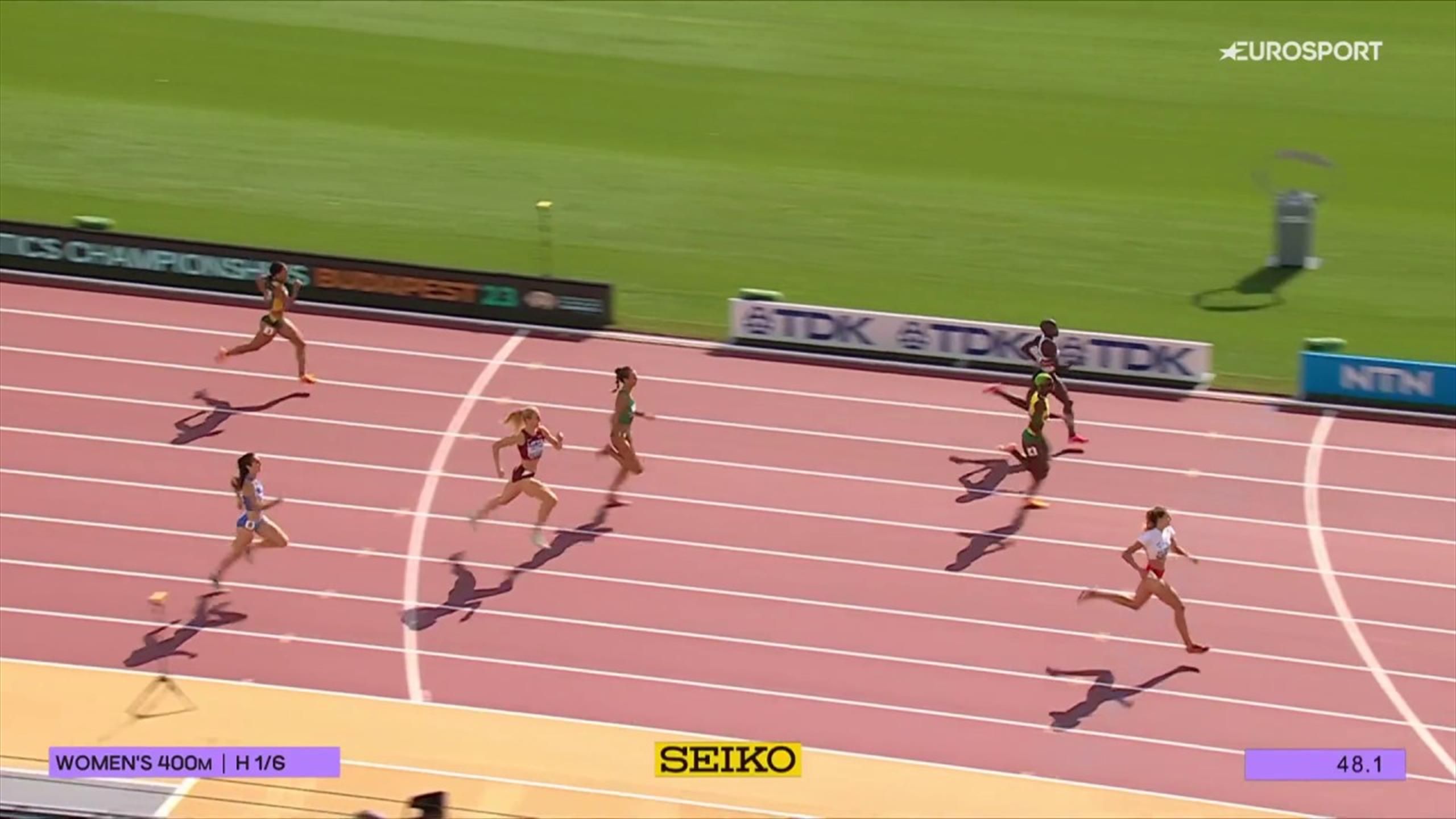 Natalia Kaczmarek wygrała bieg eliminacyjny na 400 m na MŚ w