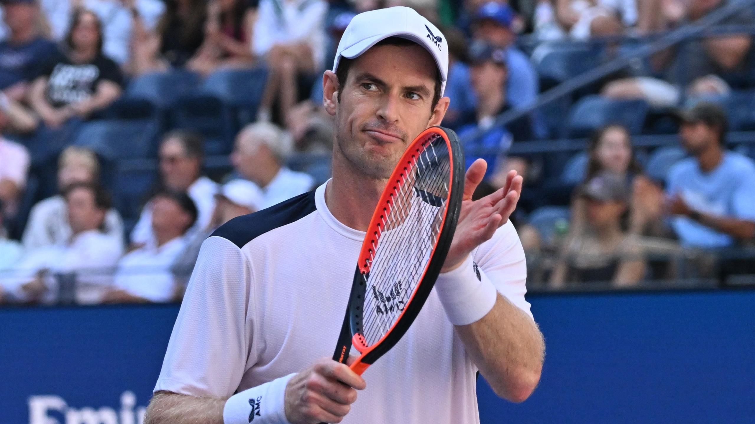 Andy Murray falls to Grigor Dimitrov at US Open despite winning wild point on opponents side of the net