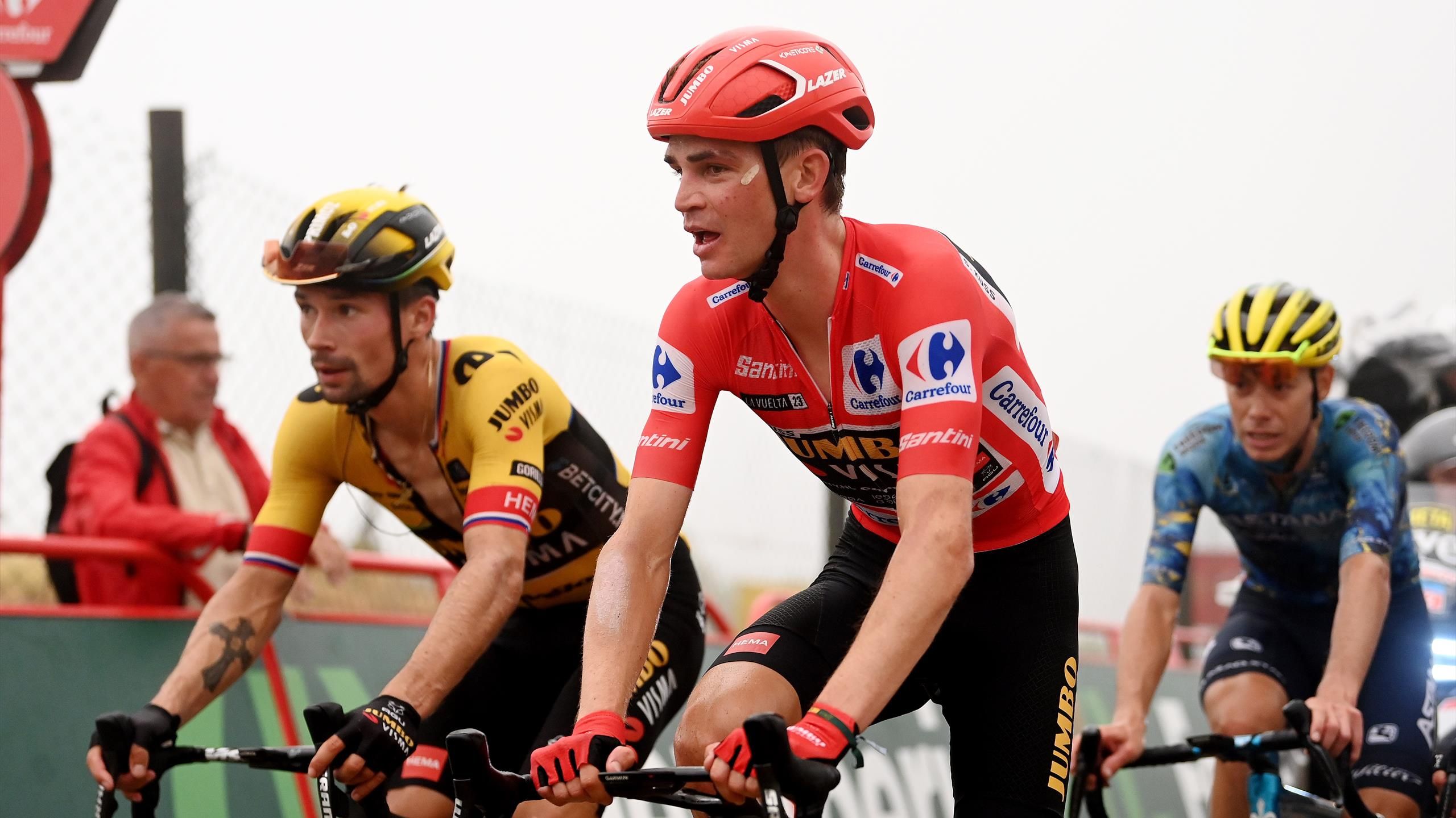 La Vuelta |  Stage 11 of the live recap – relaxed legs, flat ride, finish in Laguna Negra