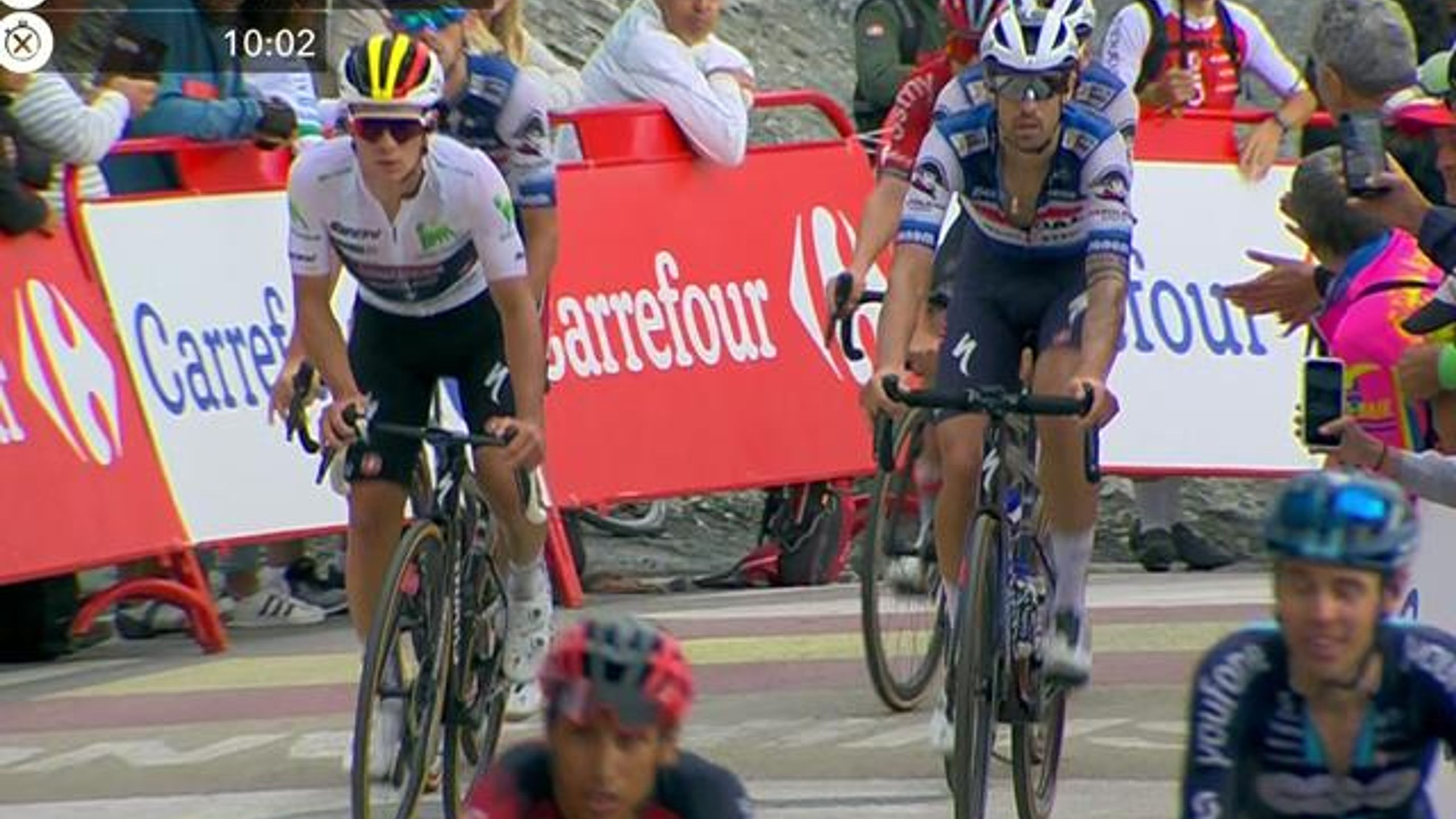 Vuelta a España : Stage 13 : Remco arrives 27 minutes after Vingegaard ...