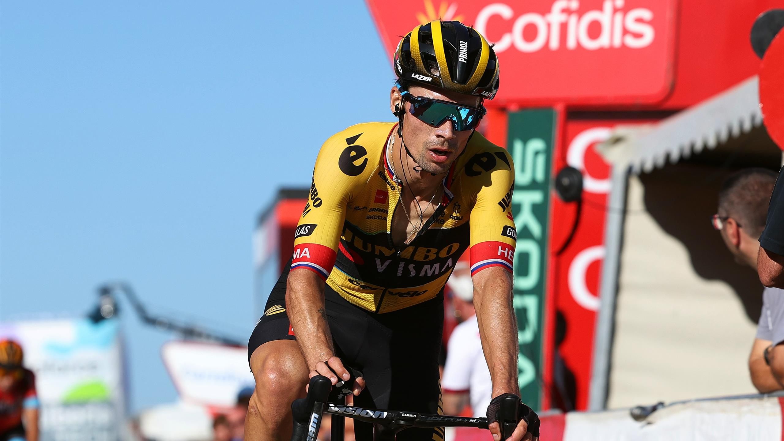 Primoz Roglic gives cryptic response after Jumbo-Visma ride for Sepp Kuss at Vuelta a Espana I have my own thoughts