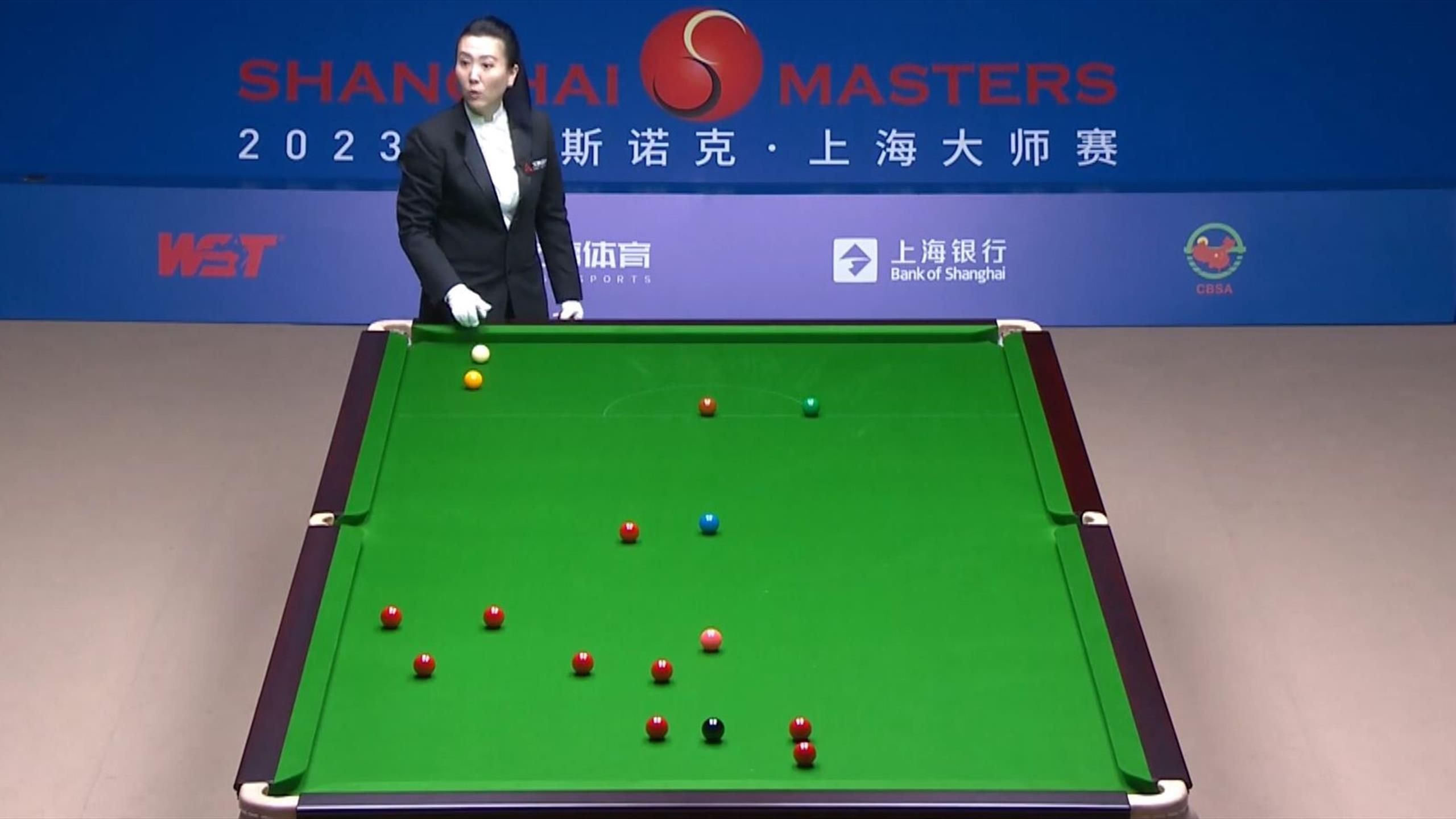 Shanghai Masters 2023 Ronnie O'Sullivan trifft gelben Ball und foult