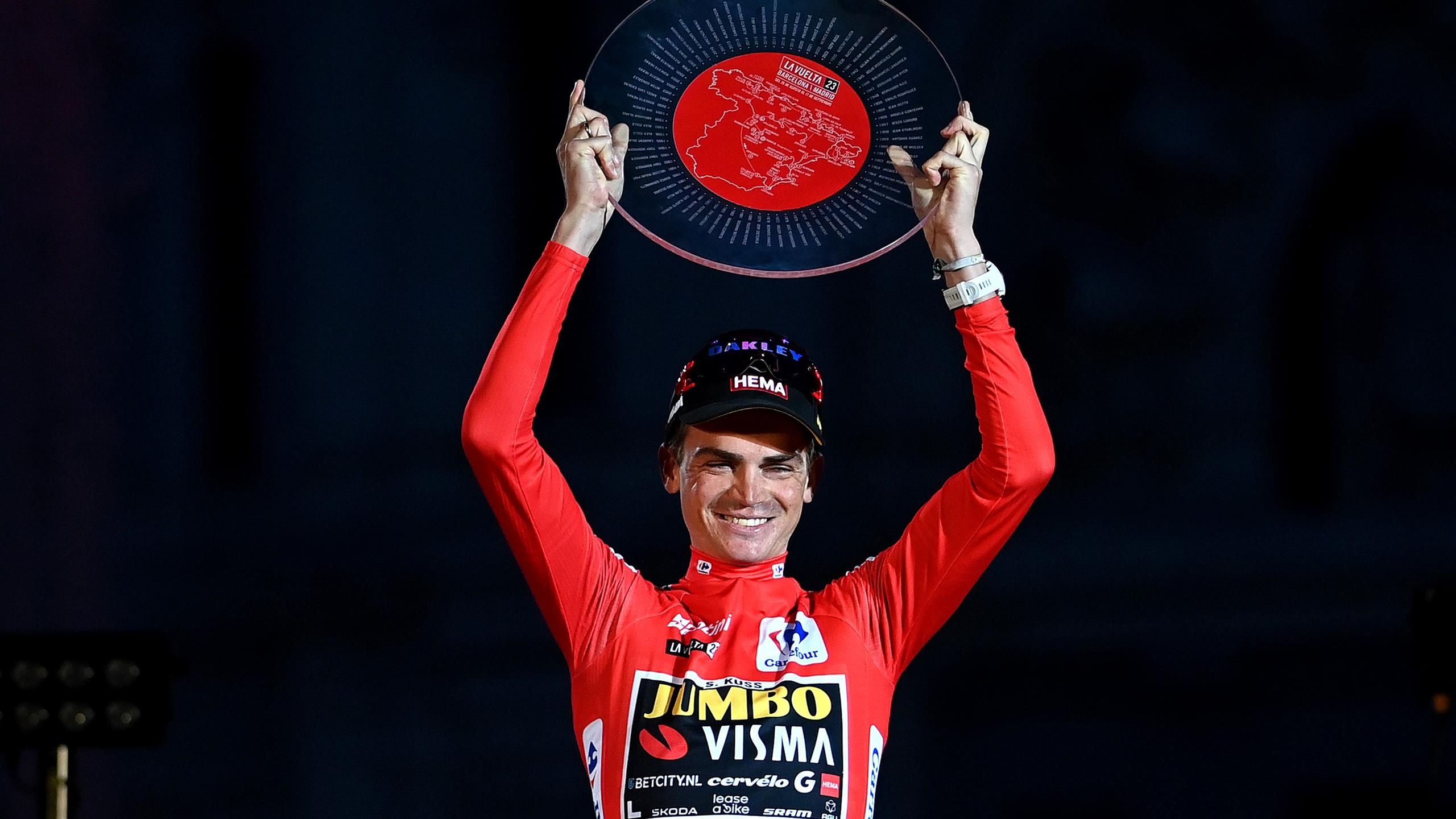 Vuelta: Sepp Kuss celebrates Jumbo’s historic triple victory – ‘Usually I’m on the other side’