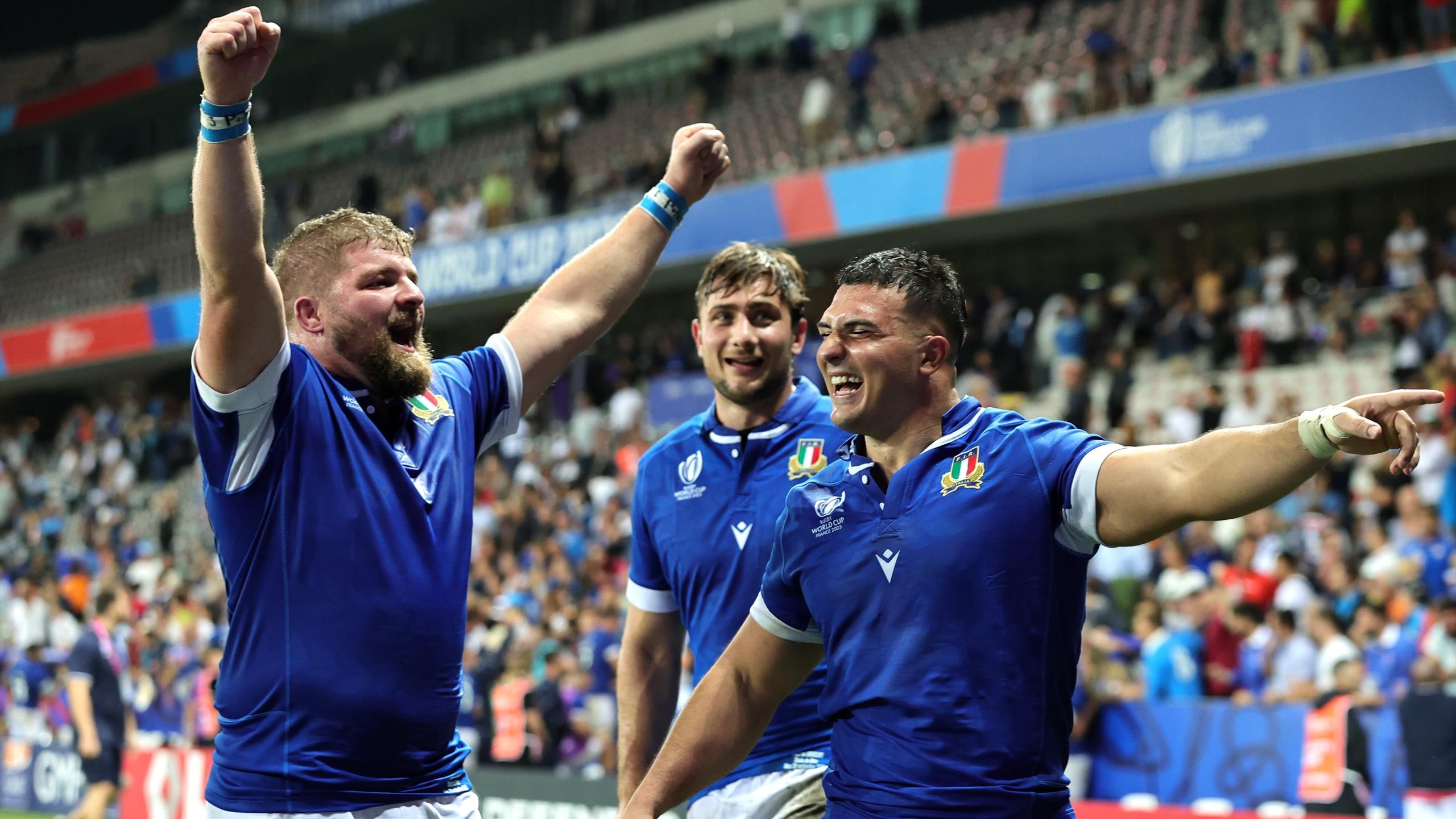 Groupe de l'&eacute;quipe de France : Malmen&eacute;e, l'Italie renverse l'Uruguay (38-17)