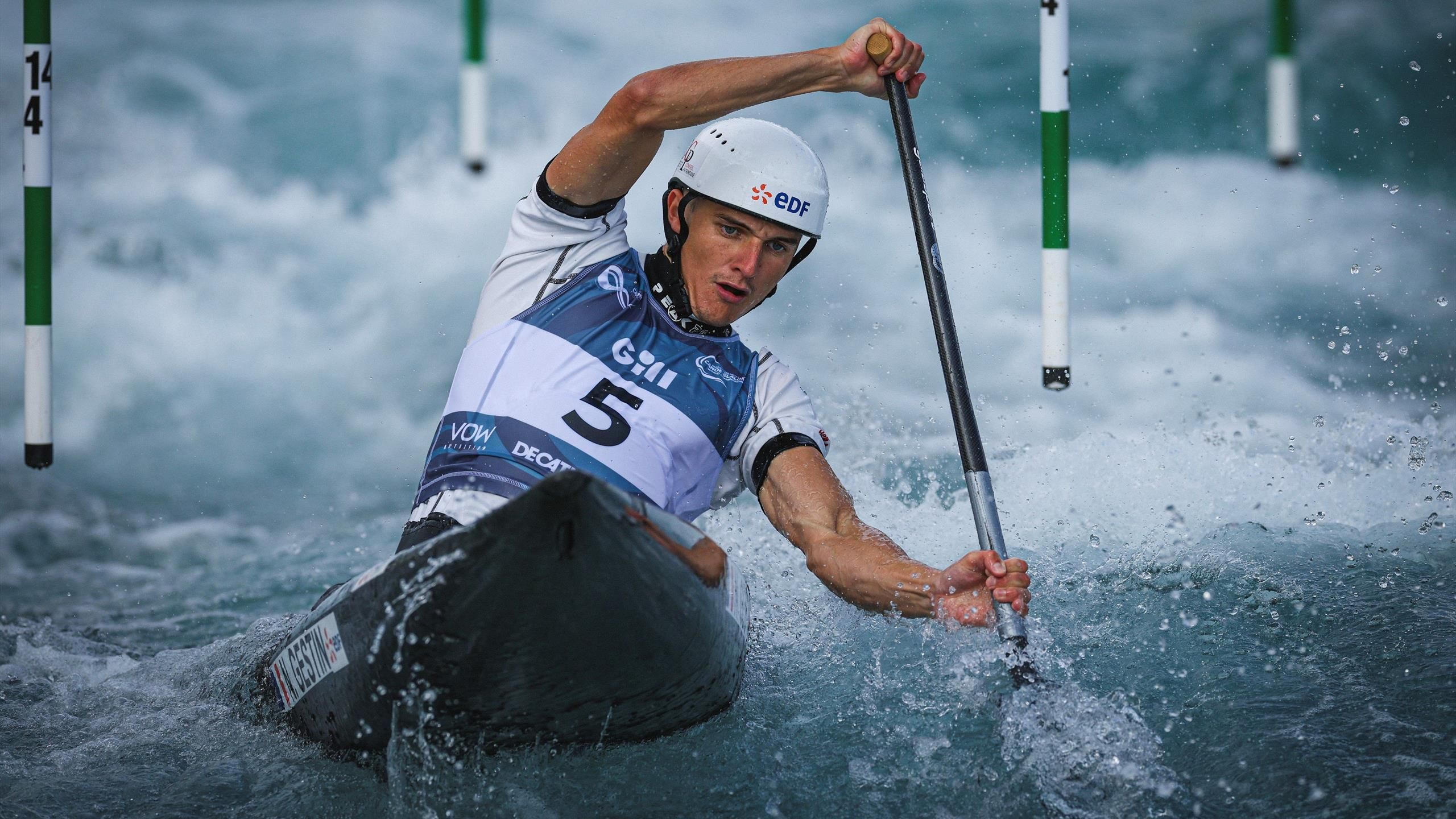 Canoë slalom Nicolas Gestin vicechampion du monde à un an des JO de