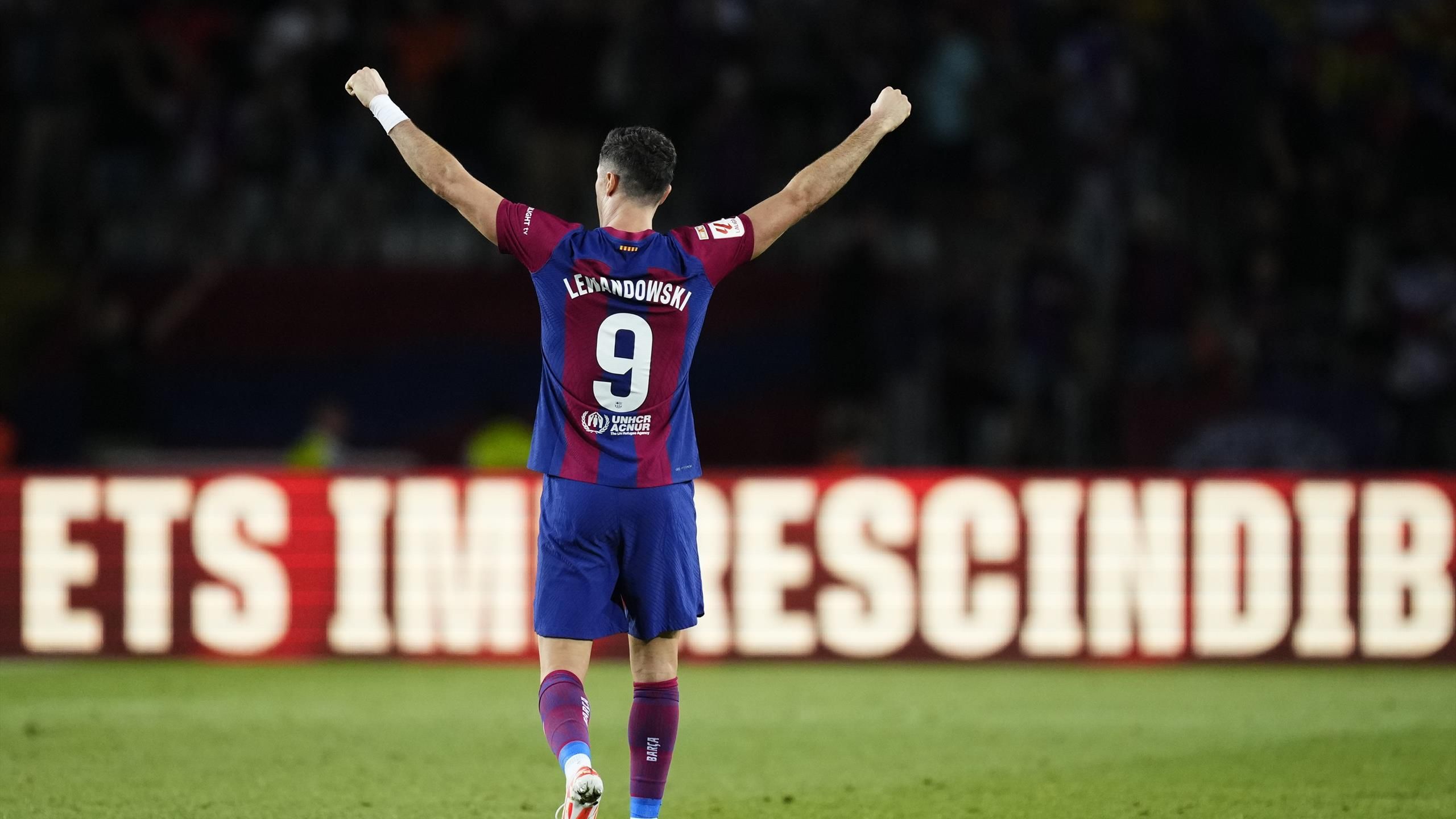 Robert Lewandowski saved Barcelona.  Spanish media after the match