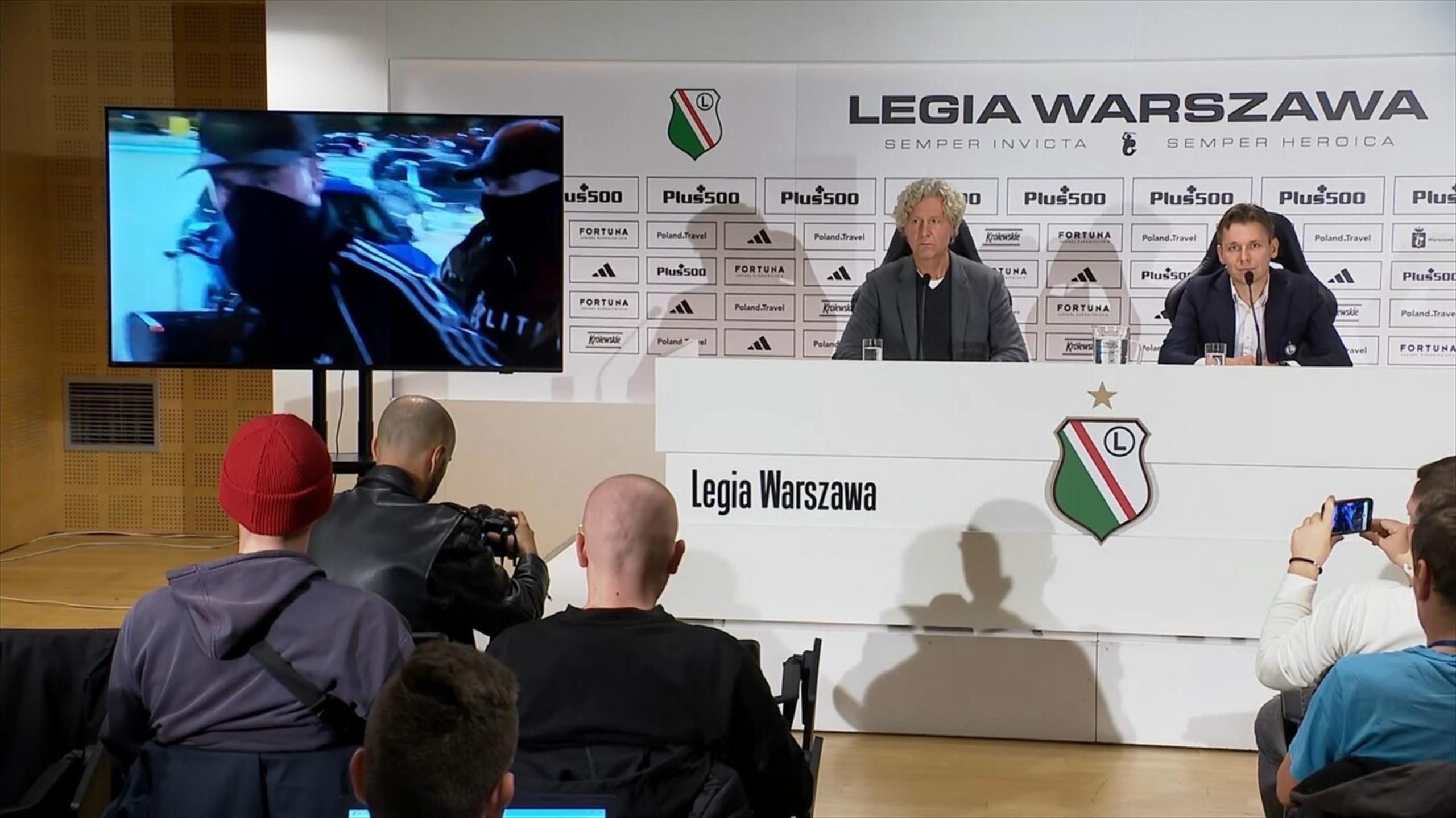 Legia Conference after the events in Holland.  “It was not an accident”