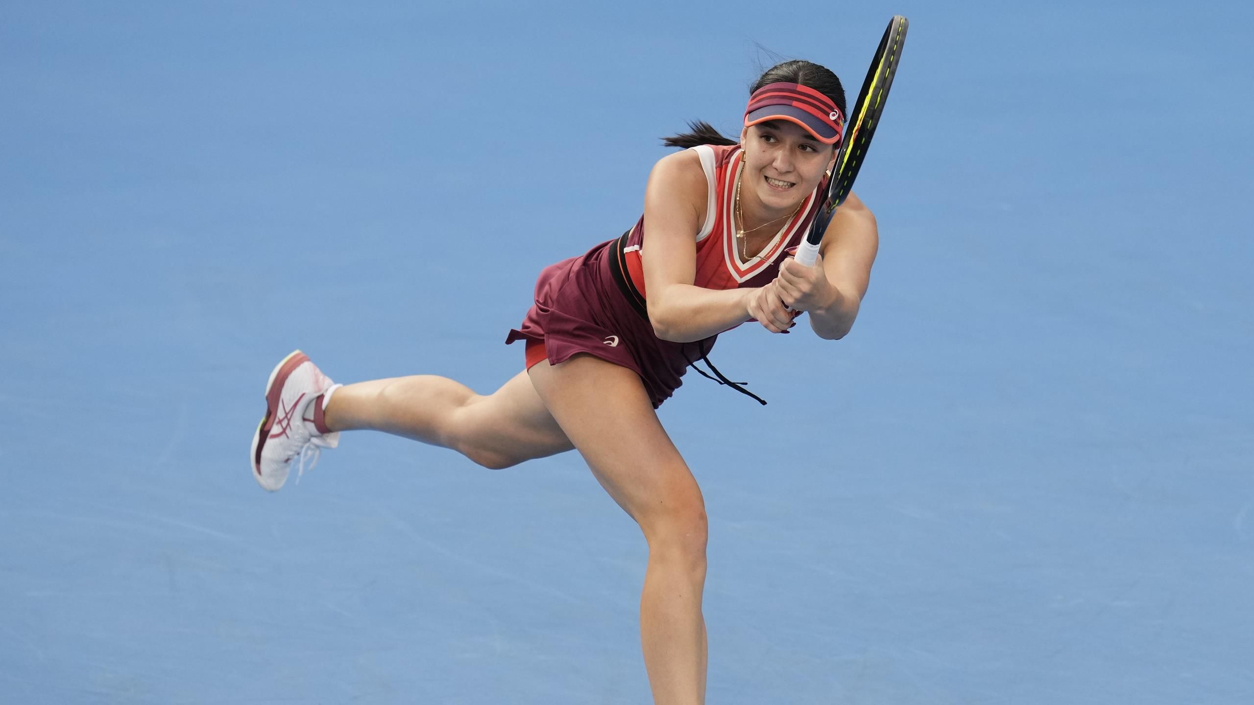 Ева лис теннис фото WTA Seoul: Eva Lys muss im Achtelfinale gegen Marie Bouzková nach erstem Satz ve