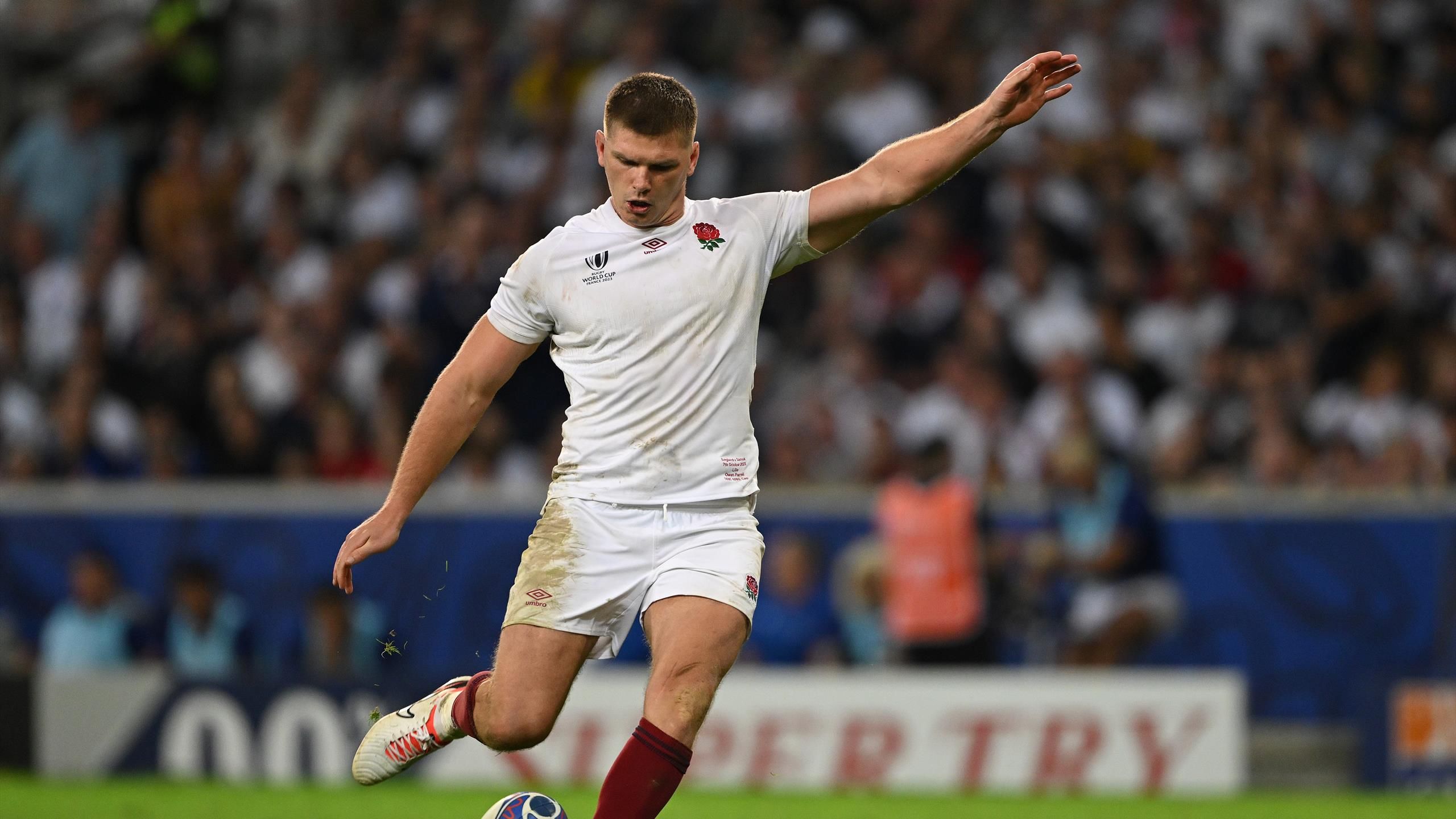 World Cup |  England with Farrell at full-back and Smith at full-back against Fiji